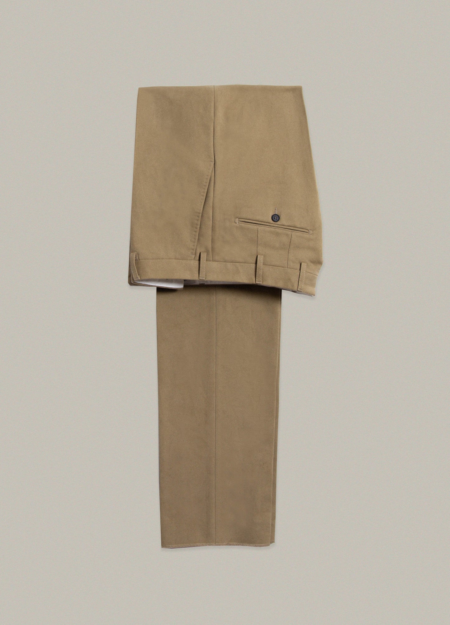 Alfie Cotton Trousers - Beige Berg & Berg