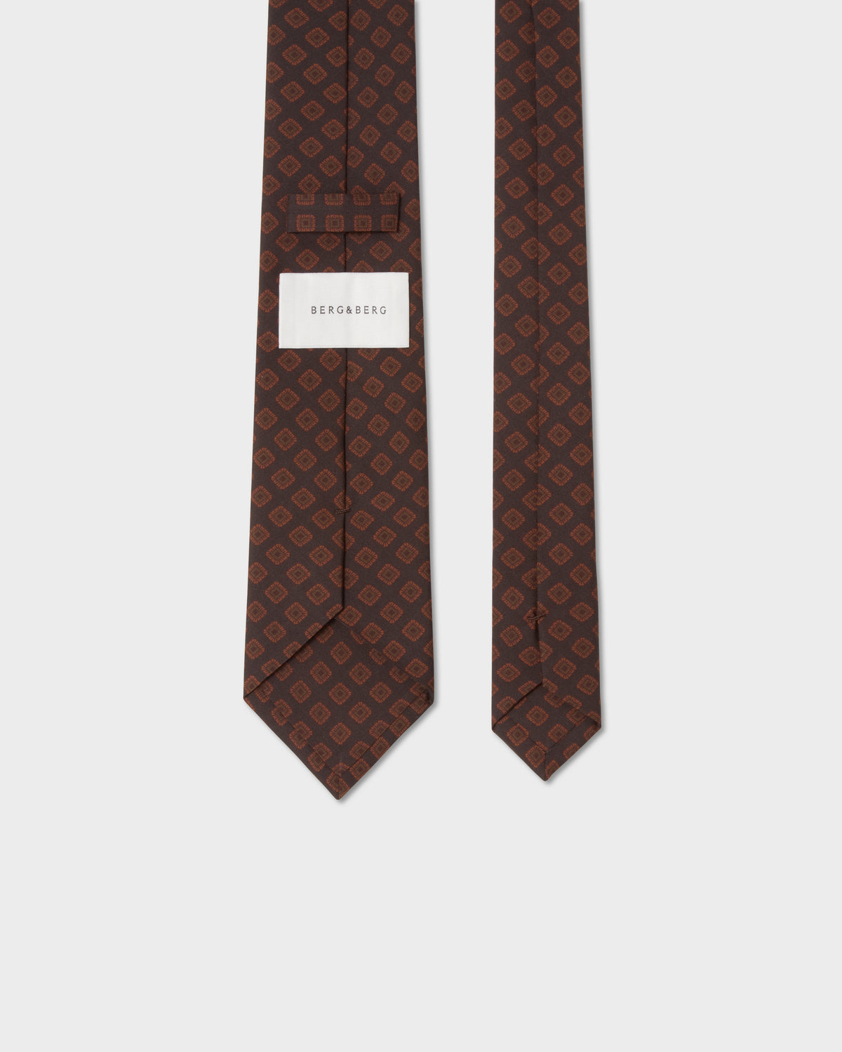 Madder Silk Tie - Navy Berg & Berg
