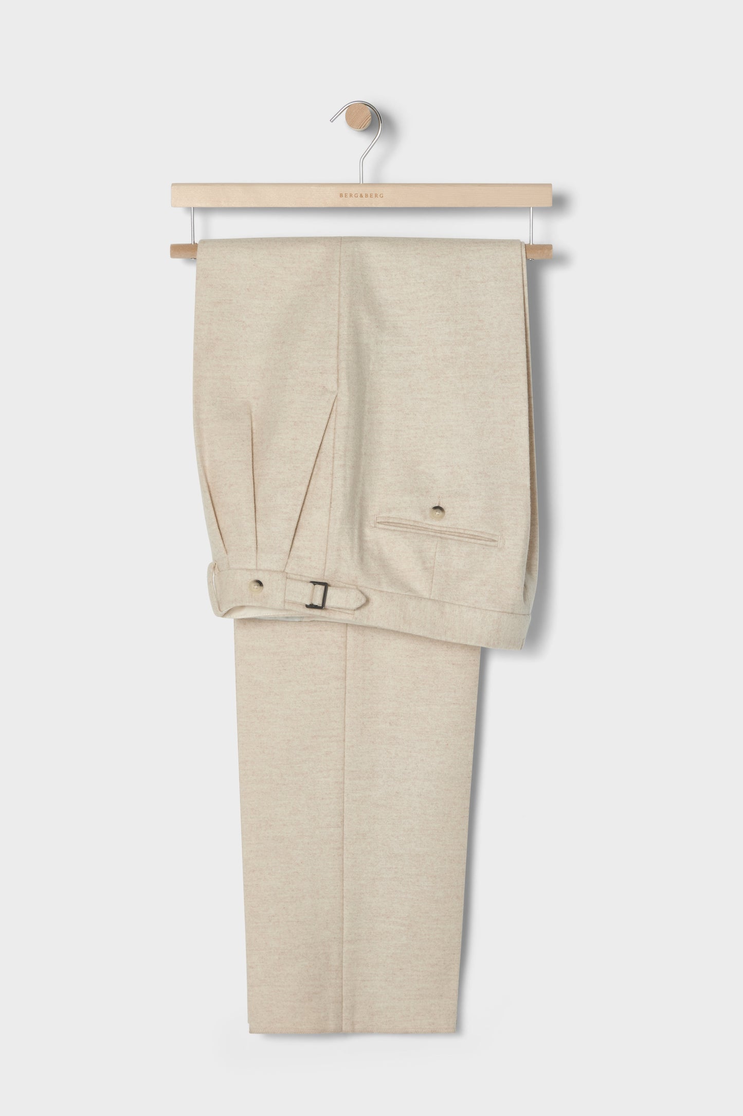 August Flannel Trousers - Ecru Berg & Berg