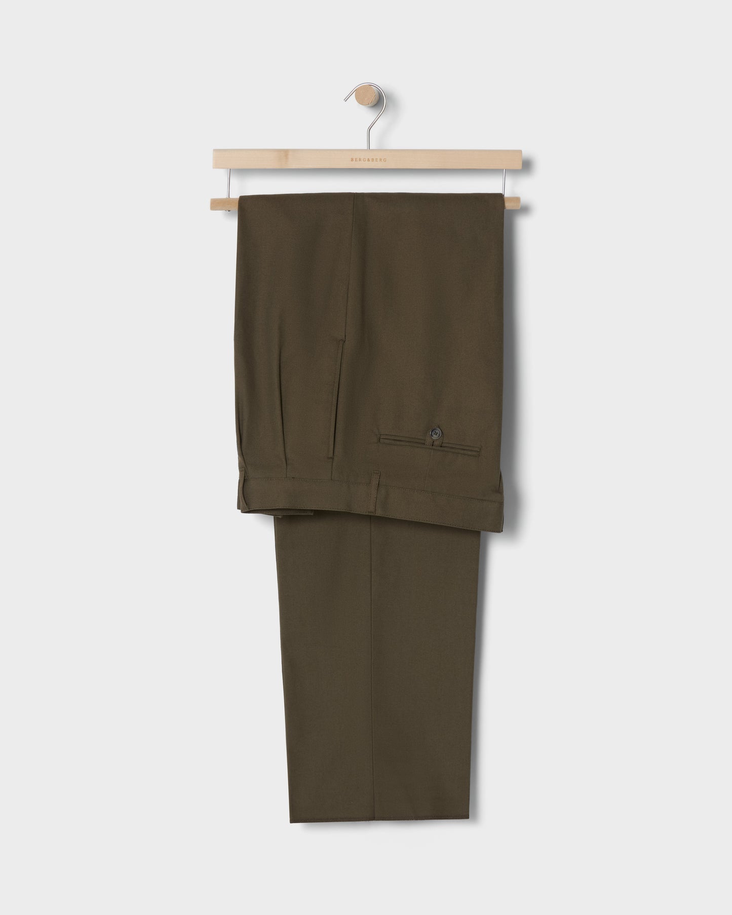 Antonello Cotton Trousers - Khaki Berg & Berg