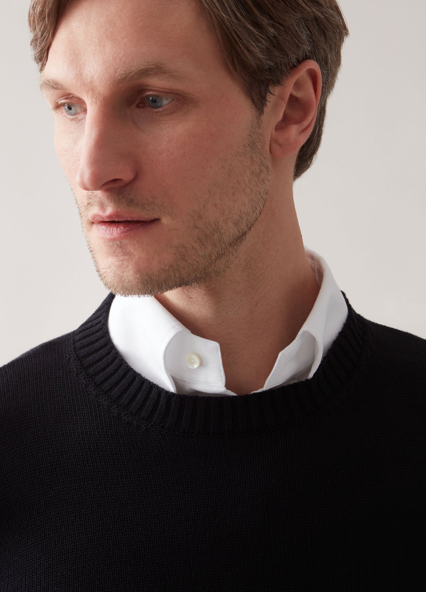 Bert Crewneck Sweater - Black bergbergstore