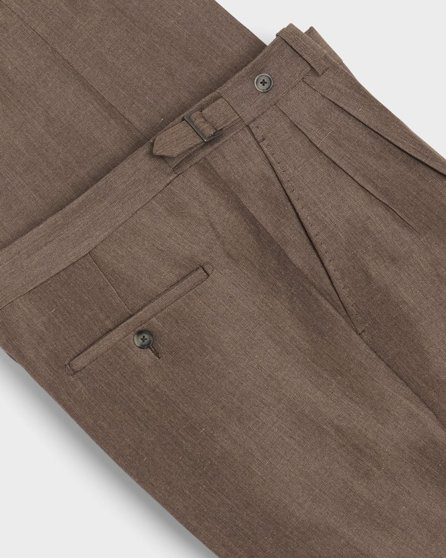 August Wool/Linen Trousers - Taupe Berg & Berg
