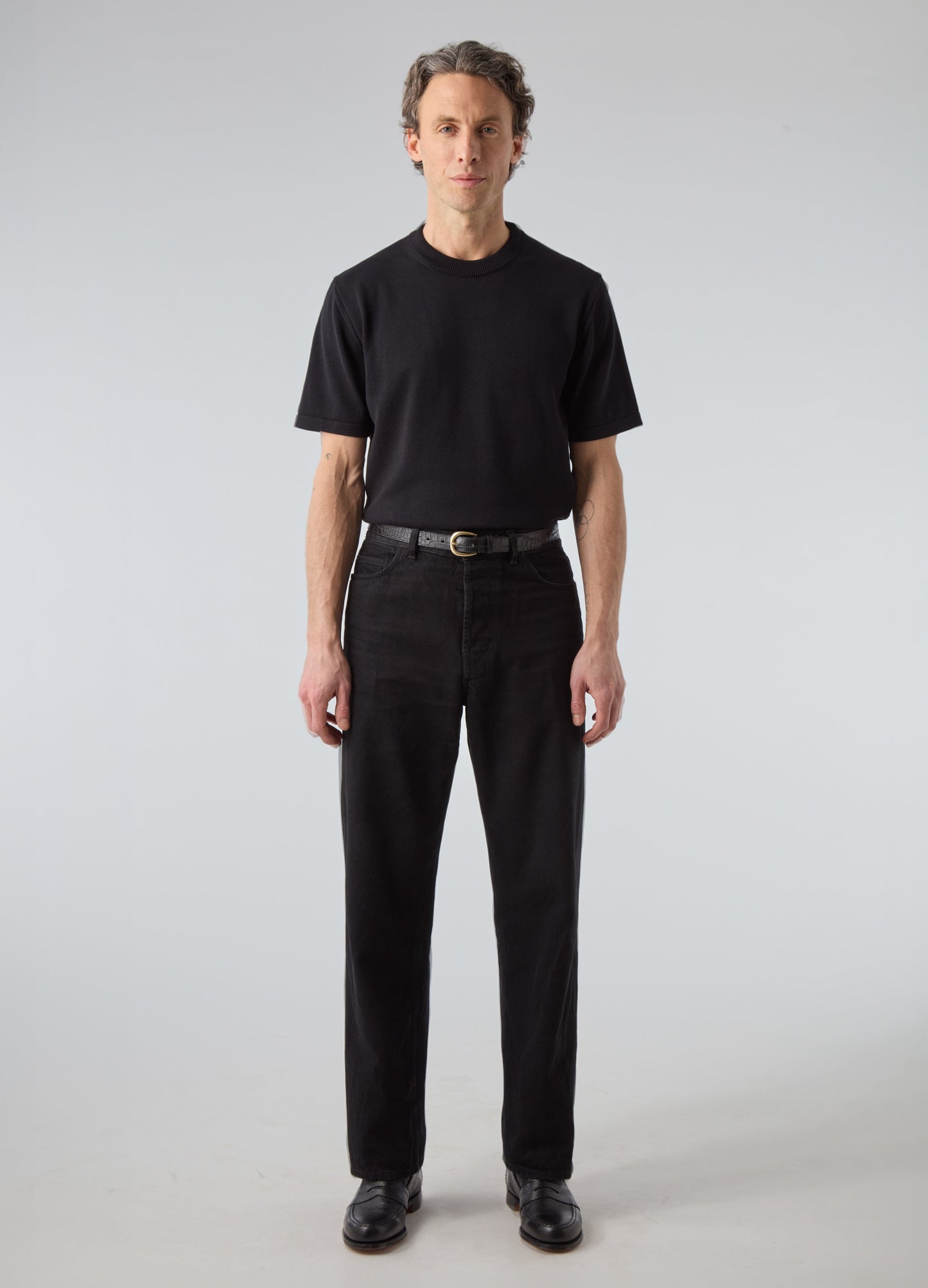 Arthuro Five Pocket Trousers - Washed Black Berg & Berg