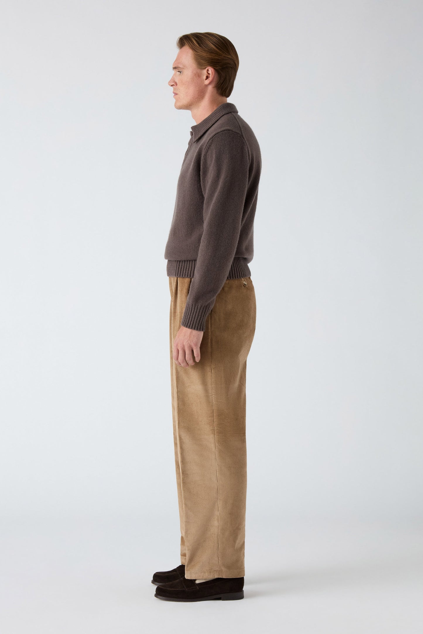 Antonello Corduroy Trousers - Fawn | Berg & Berg