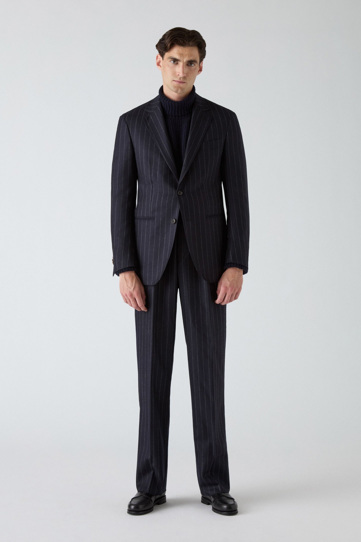 Dag Pinstripe Suit - Navy Berg & Berg