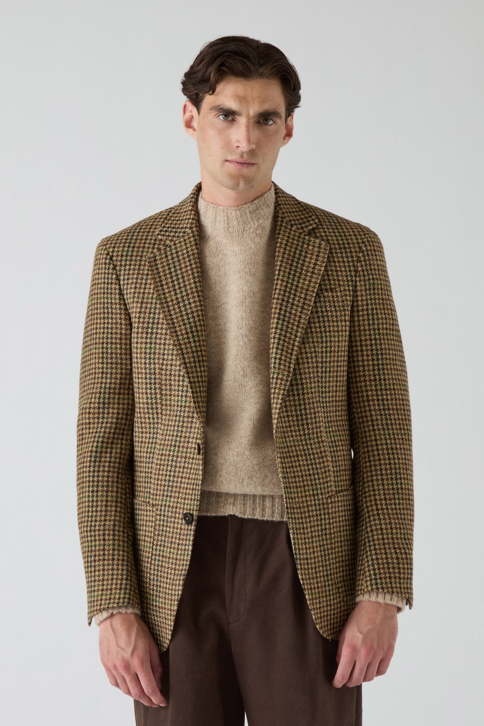 Dag Sport Tweed Jacket - Brown/Green/Oat Berg & Berg