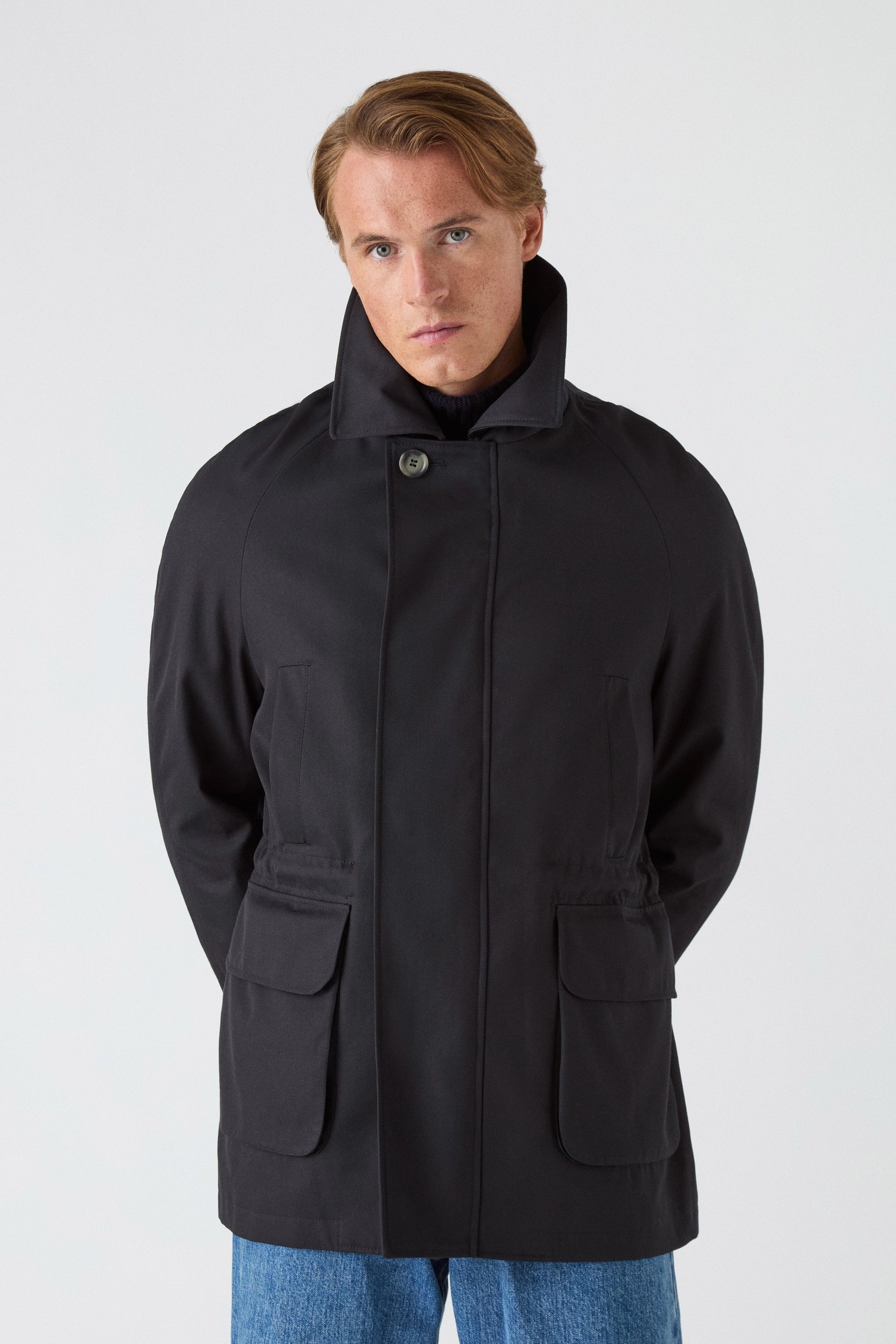 Nils Raglan Jacket - Navy | Berg & Berg