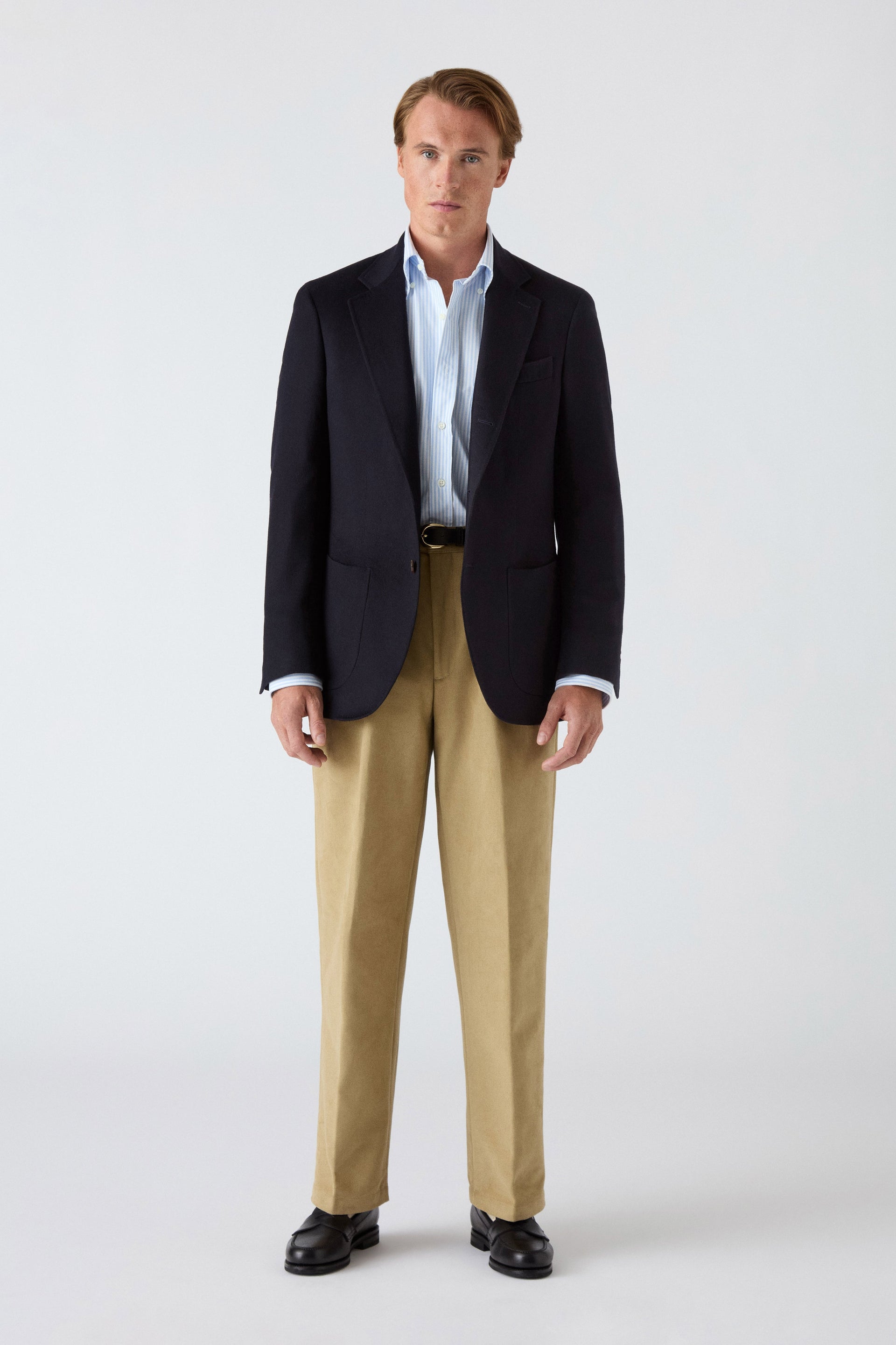 Dag Sport Cashmere Jacket - Navy Berg & Berg