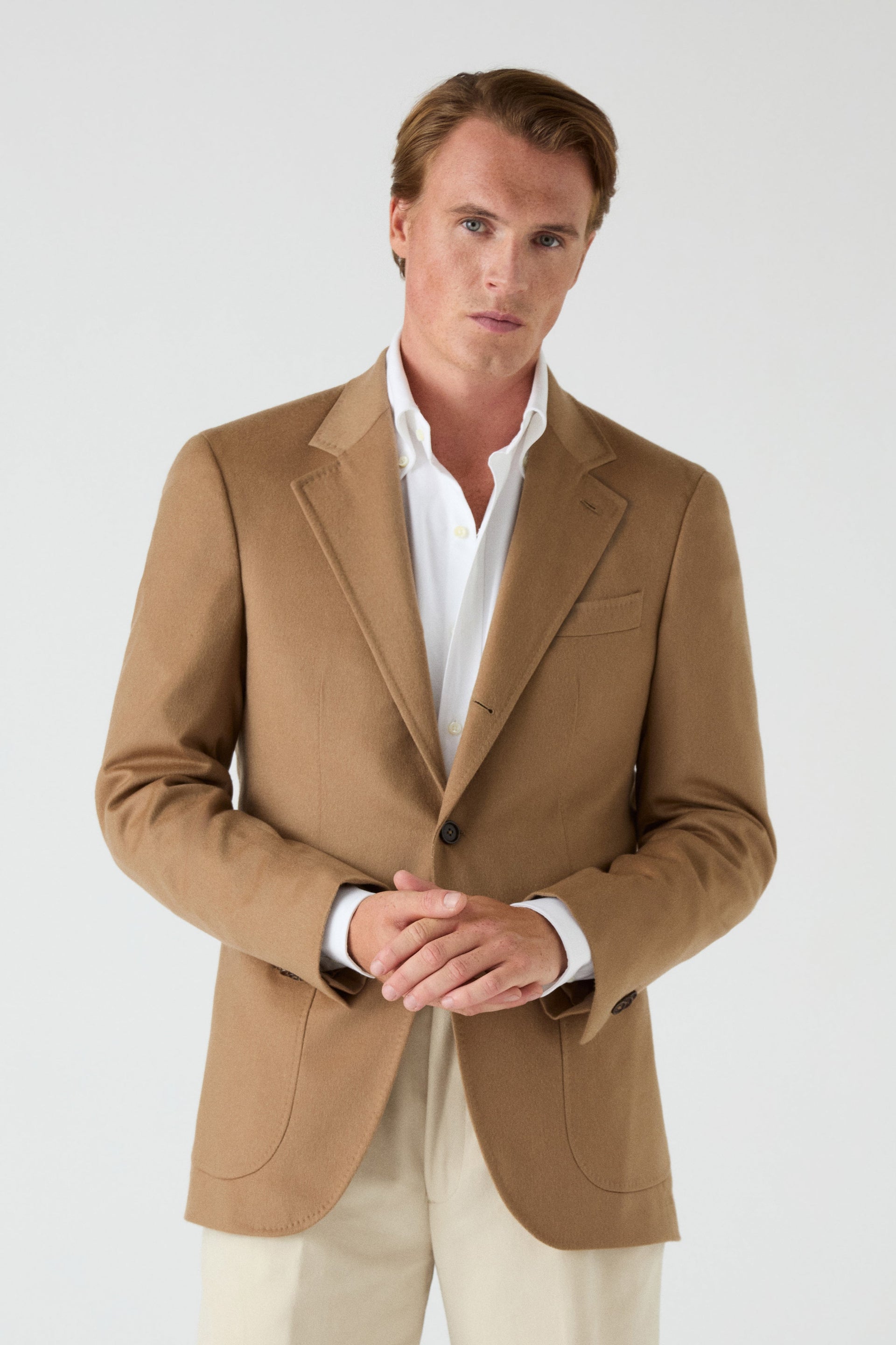 Dag Sport Cashmere Jacket - Camel Berg & Berg
