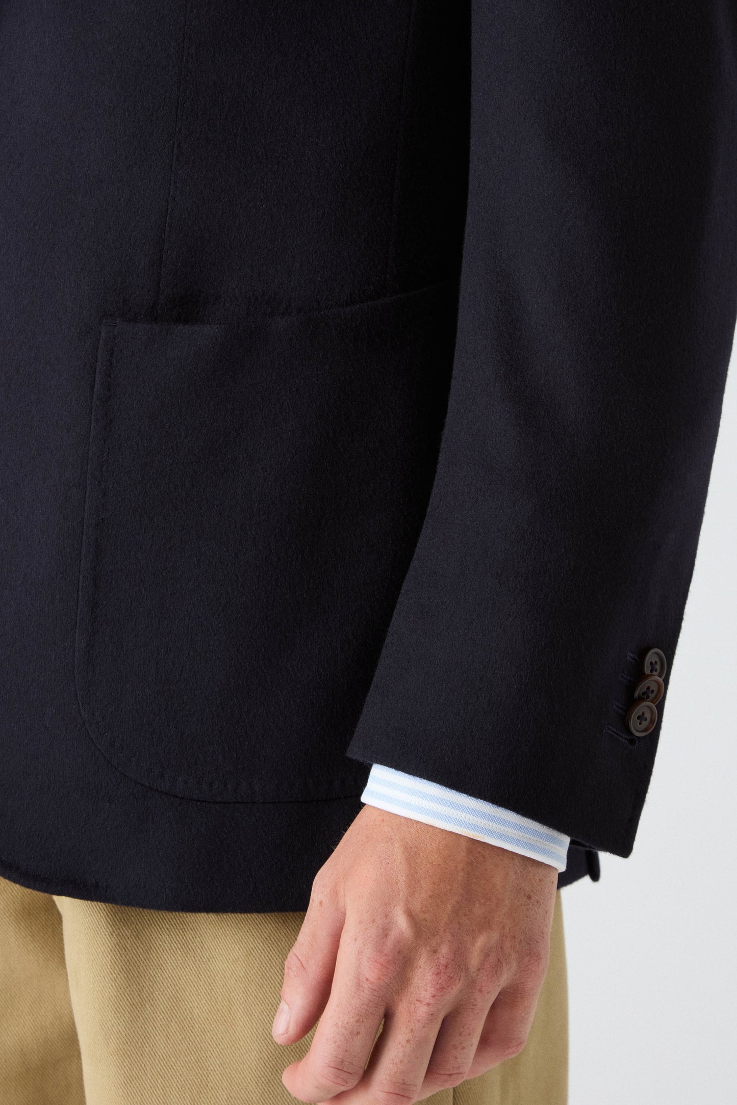 Dag Sport Cashmere Jacket - Navy Berg & Berg