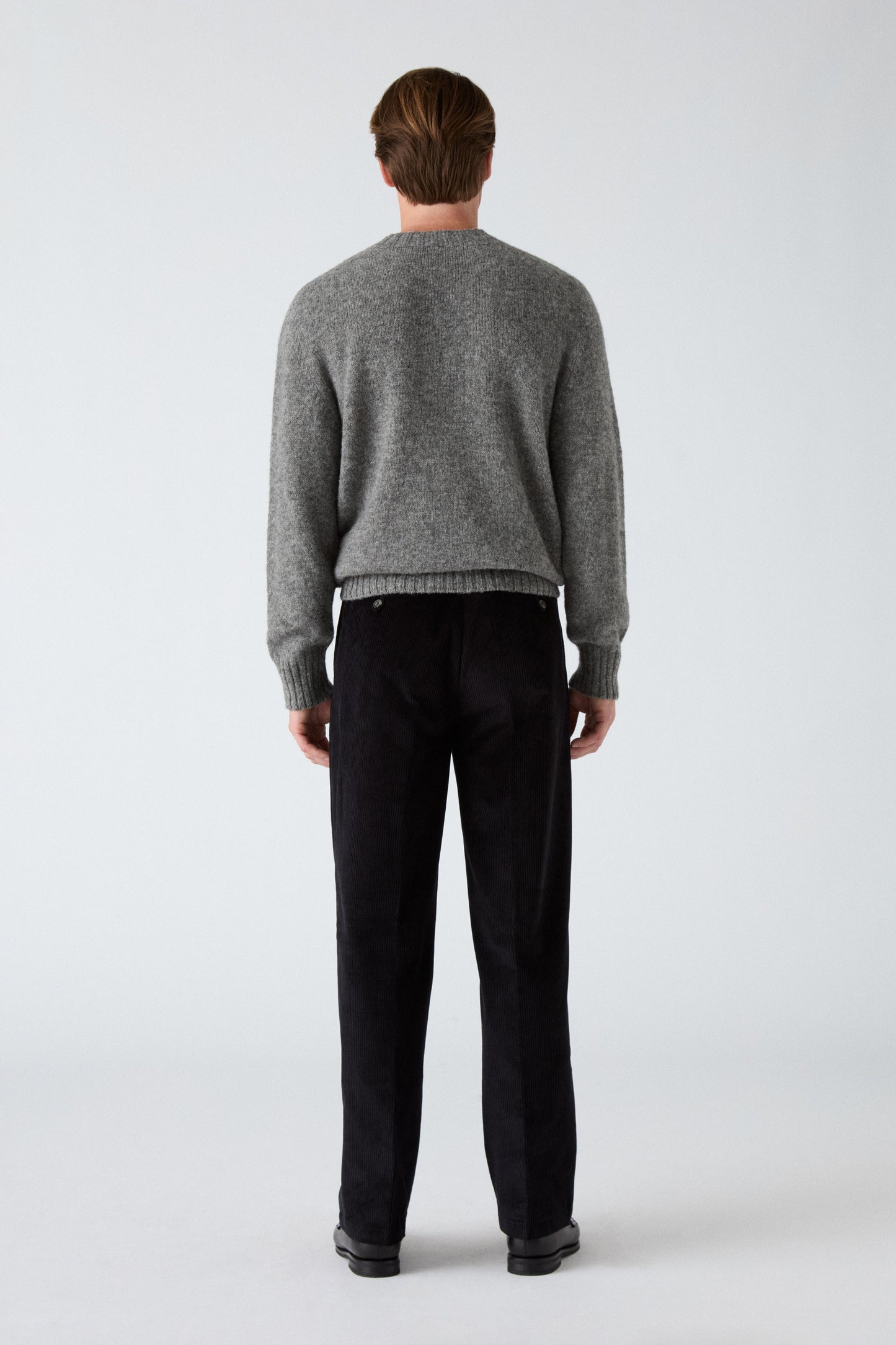 Antonello Corduroy Trousers - Black | Berg & Berg