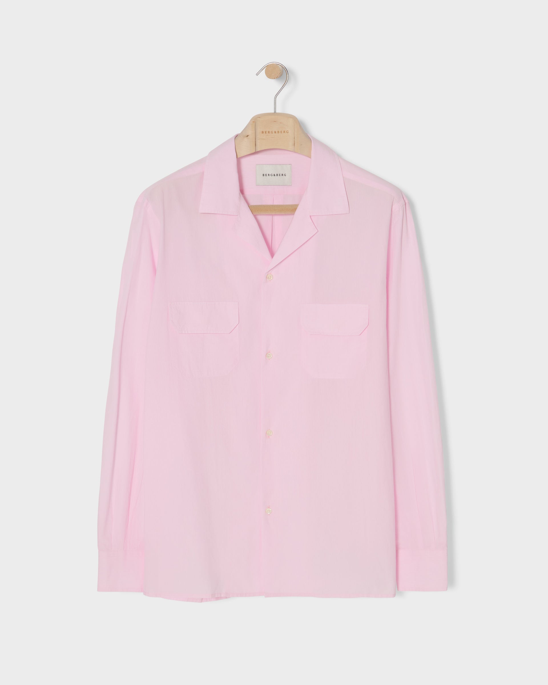Fred Camp Collar Shirt - Faded Pink Berg & Berg