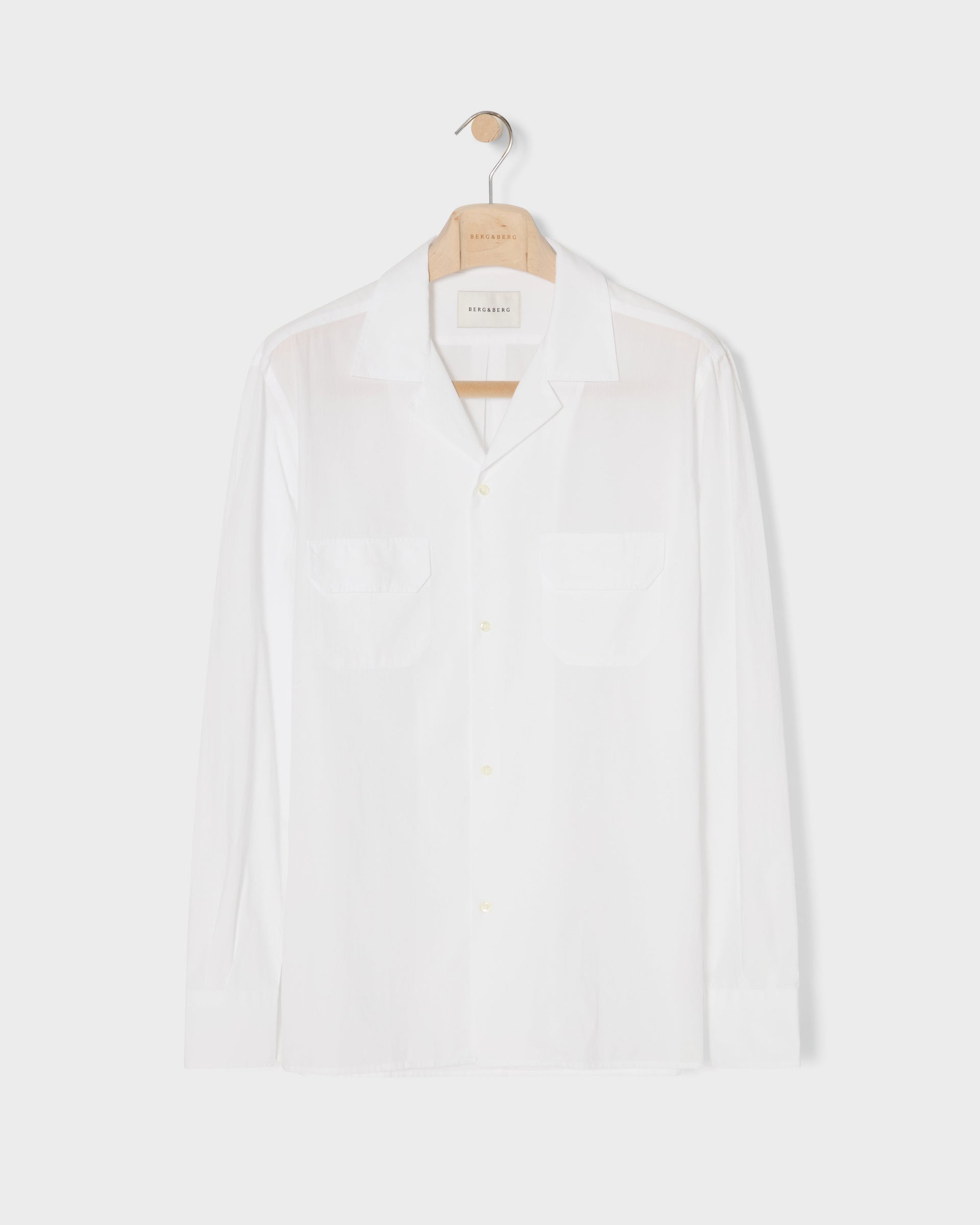 Fred Camp Collar Shirt - White Berg & Berg