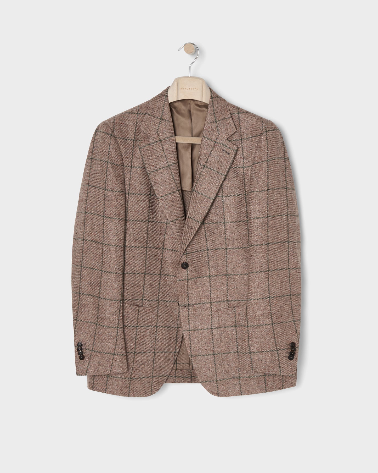 Dag Sport Summer Tweed Jacket - Nougat/Green Berg & Berg