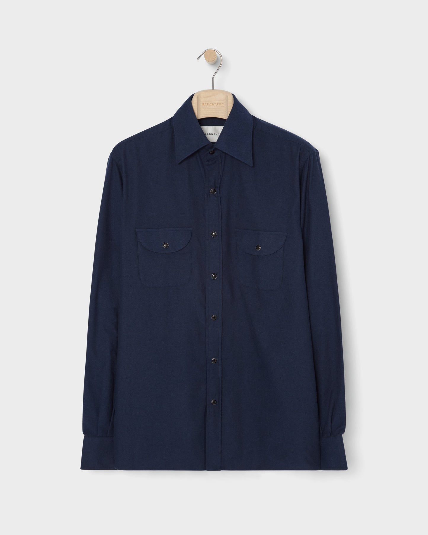 Fernando Western Shirt - Navy Berg & Berg