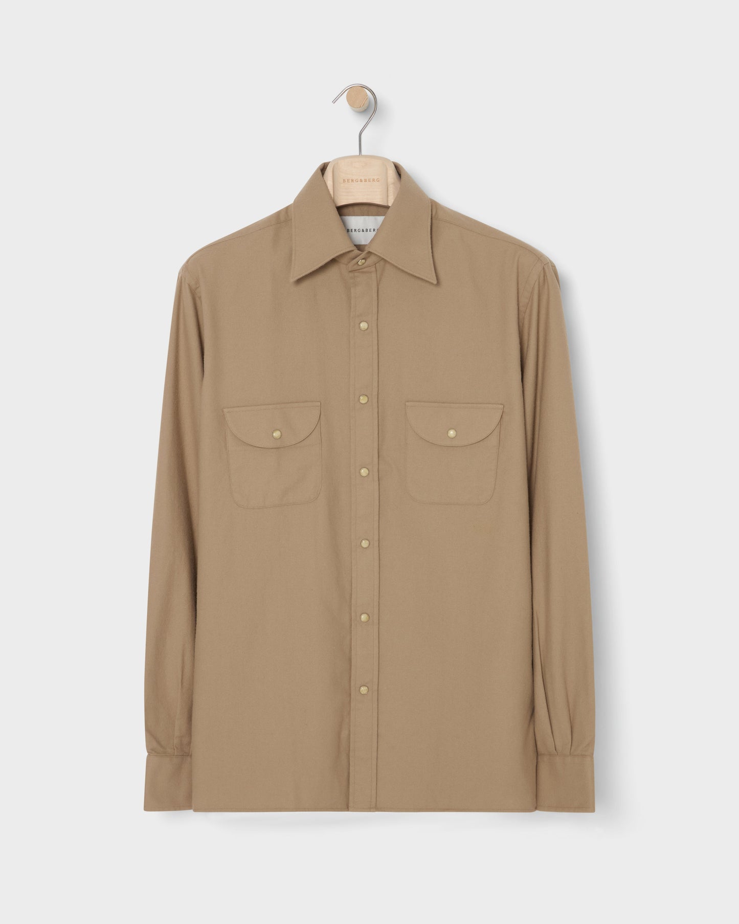 Fernando Western Shirt - Camel Berg & Berg