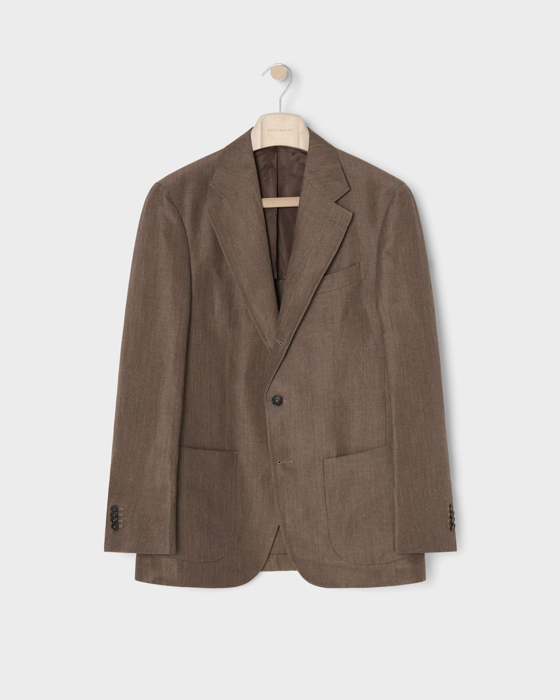 Dag Sport Wool/Linen Suit Jacket - Taupe Berg & Berg