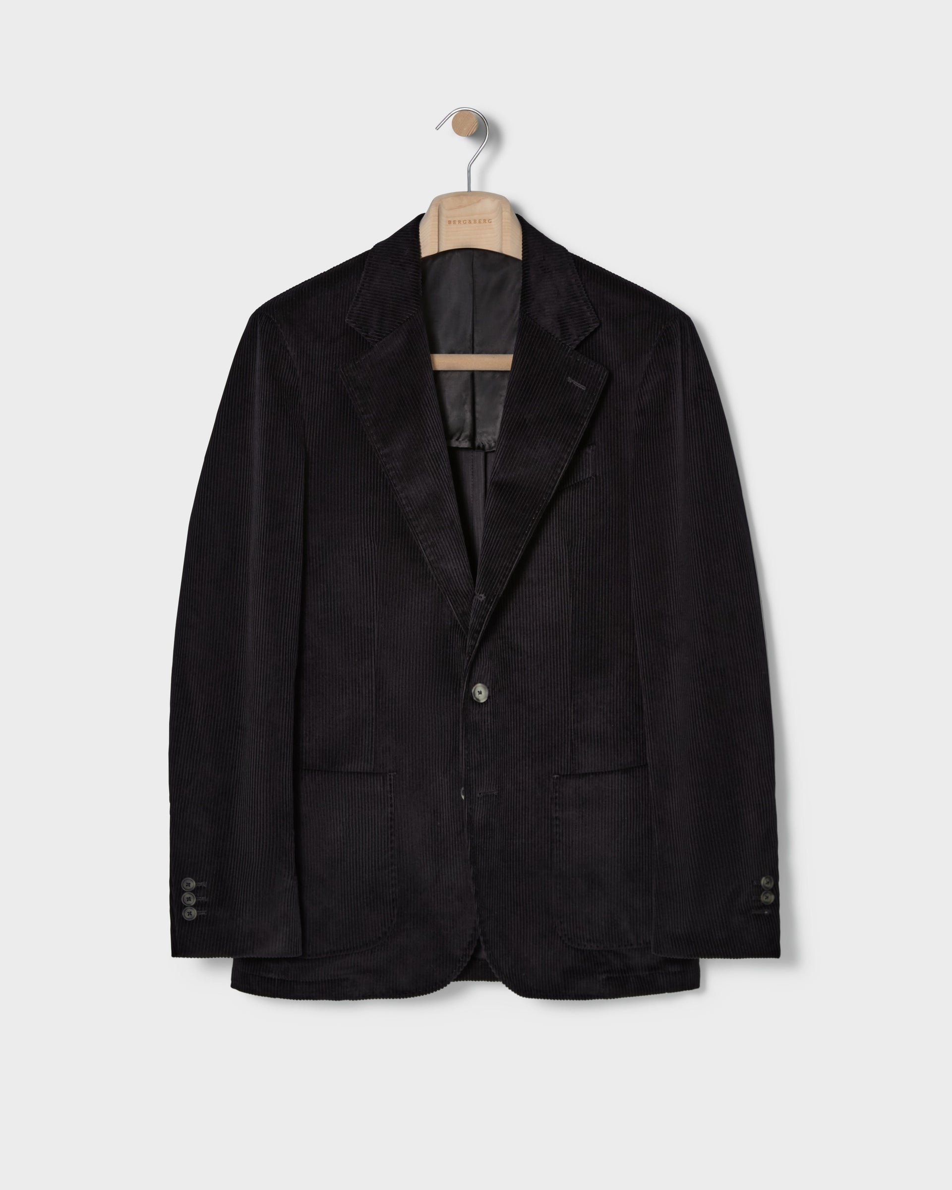 Dante Unlined Corduroy Jacket - Black Berg & Berg