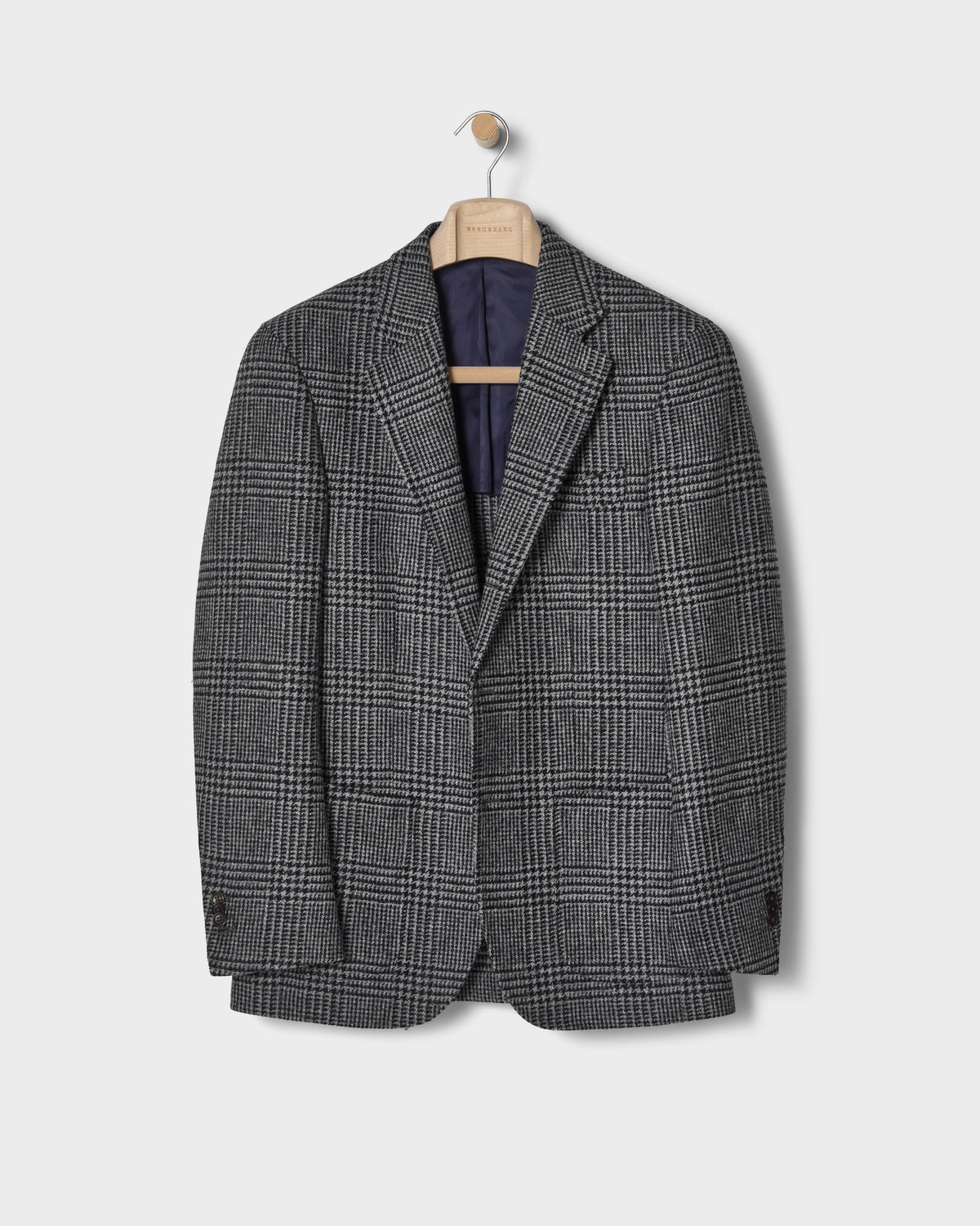 Dag Sport Tweed Jacket - Mid Grey/Black Berg & Berg