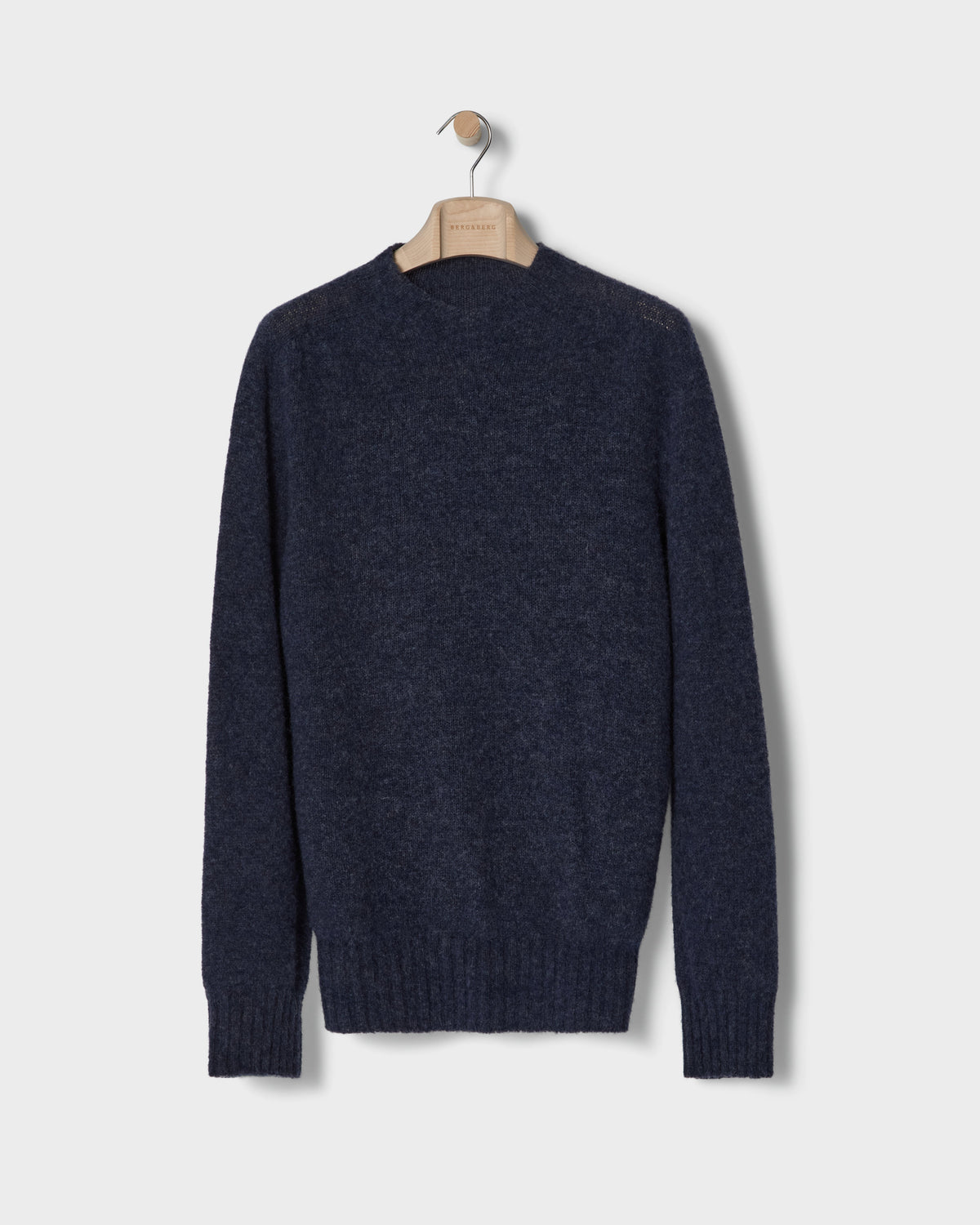 Birger Shaggy Crew Neck - Navy bergbergstore