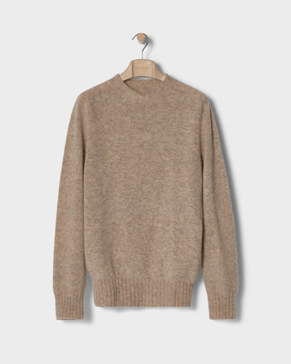 Birger Shaggy Crew Neck - Oatmeal bergbergstore