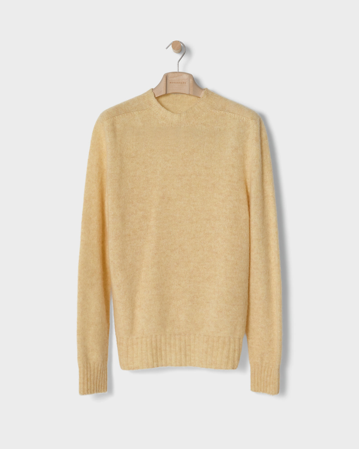 Birger Shaggy Crew Neck - Buttermilk bergbergstore