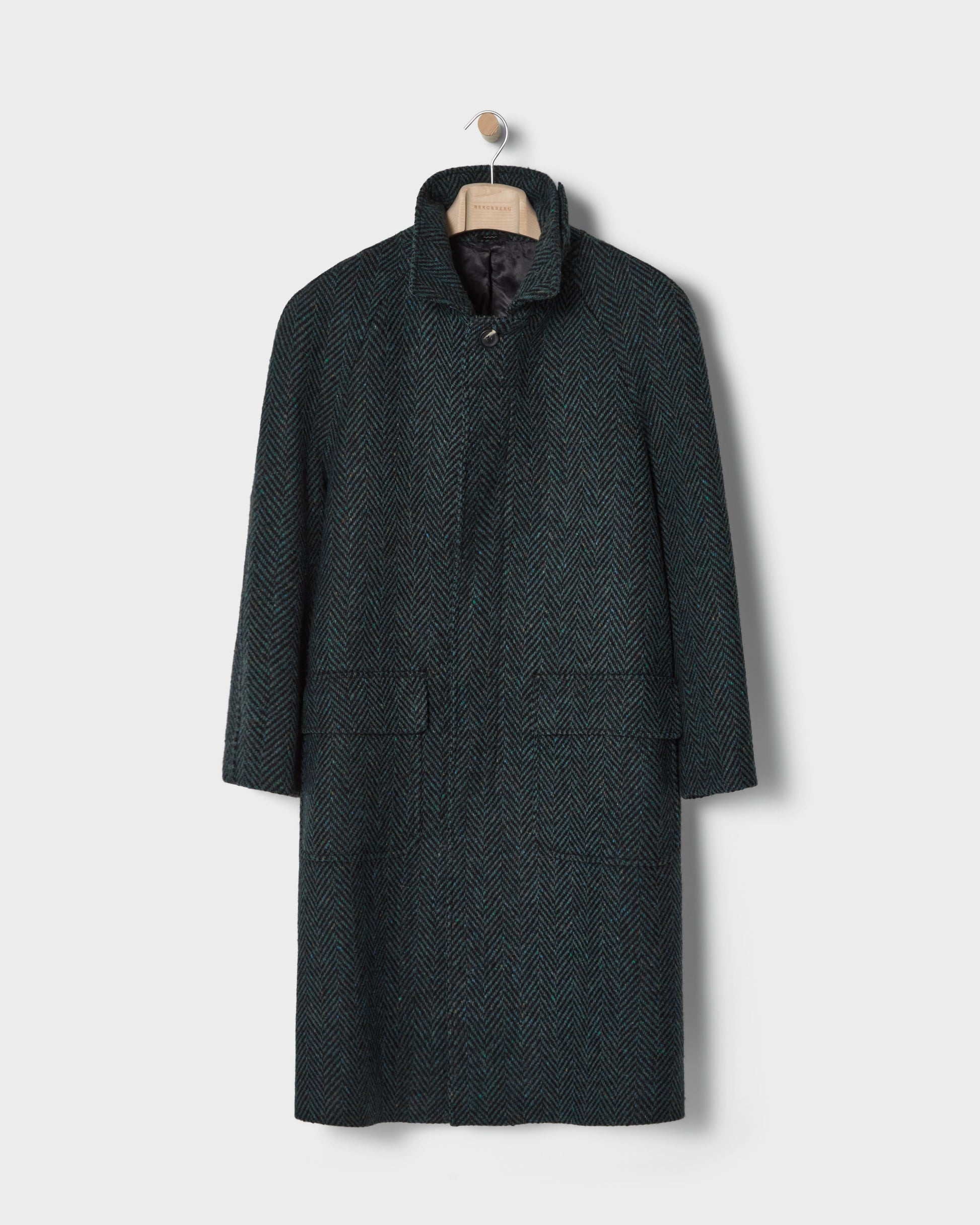 Nelson Tweed Raglan Coat - Blue Berg & Berg