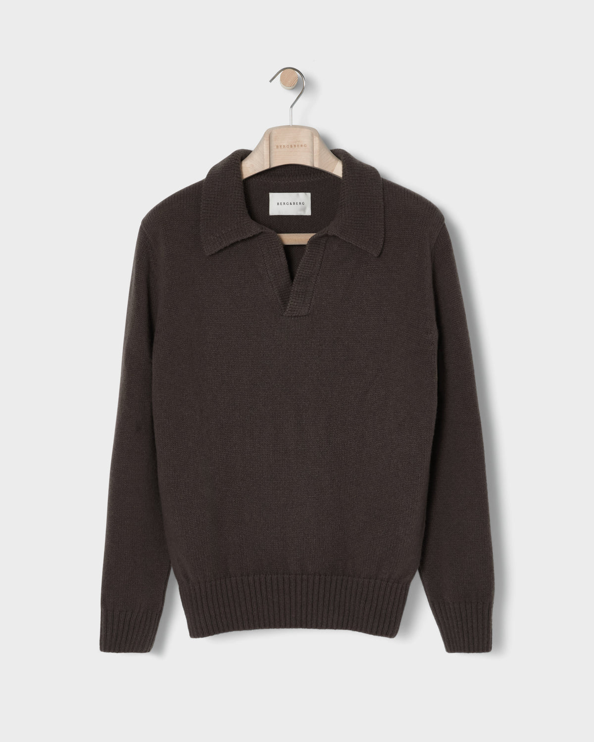 Benny Wool/Cashmere Polo - Brown bergbergstore