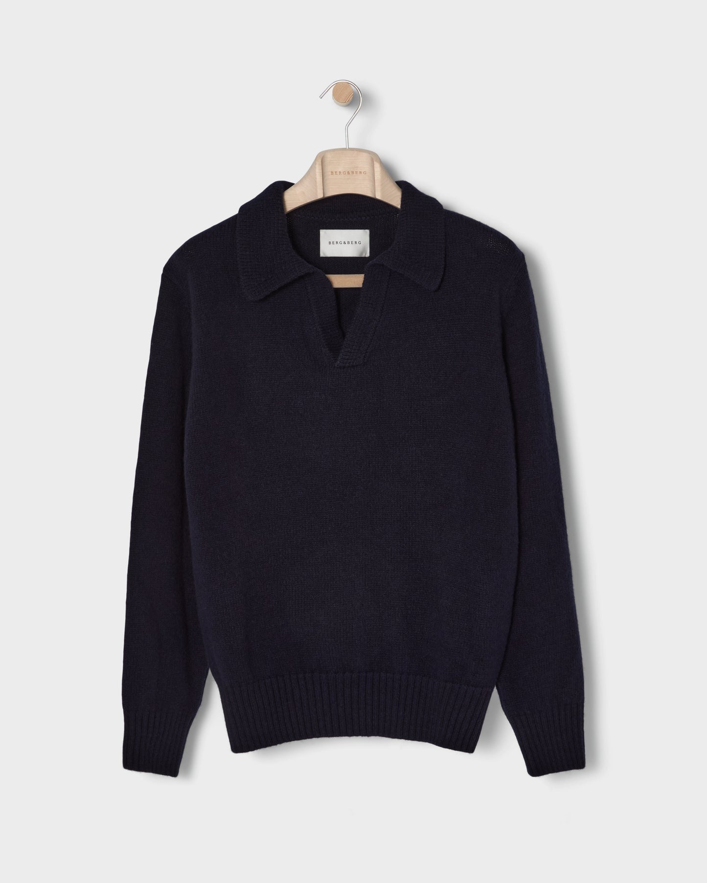 Benny Wool/Cashmere Polo - Navy bergbergstore