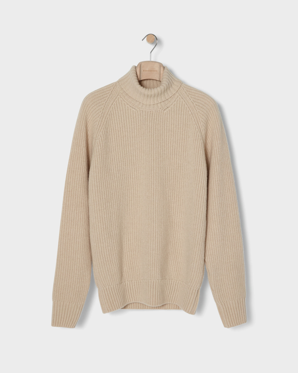 Bernhard Roll Neck Sweater - Natural bergbergstore