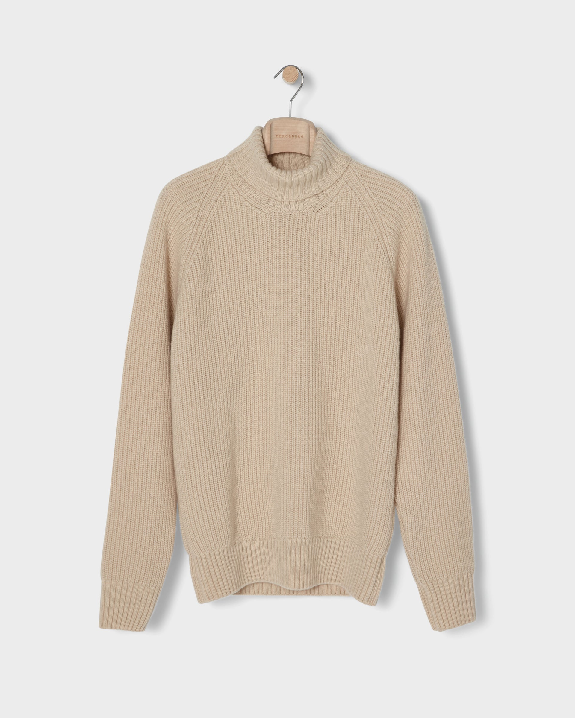 Bernhard Roll Neck Sweater - Natural bergbergstore
