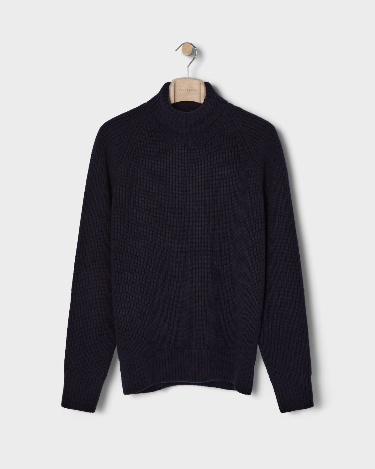 Bernhard Roll Neck Sweater - Navy bergbergstore