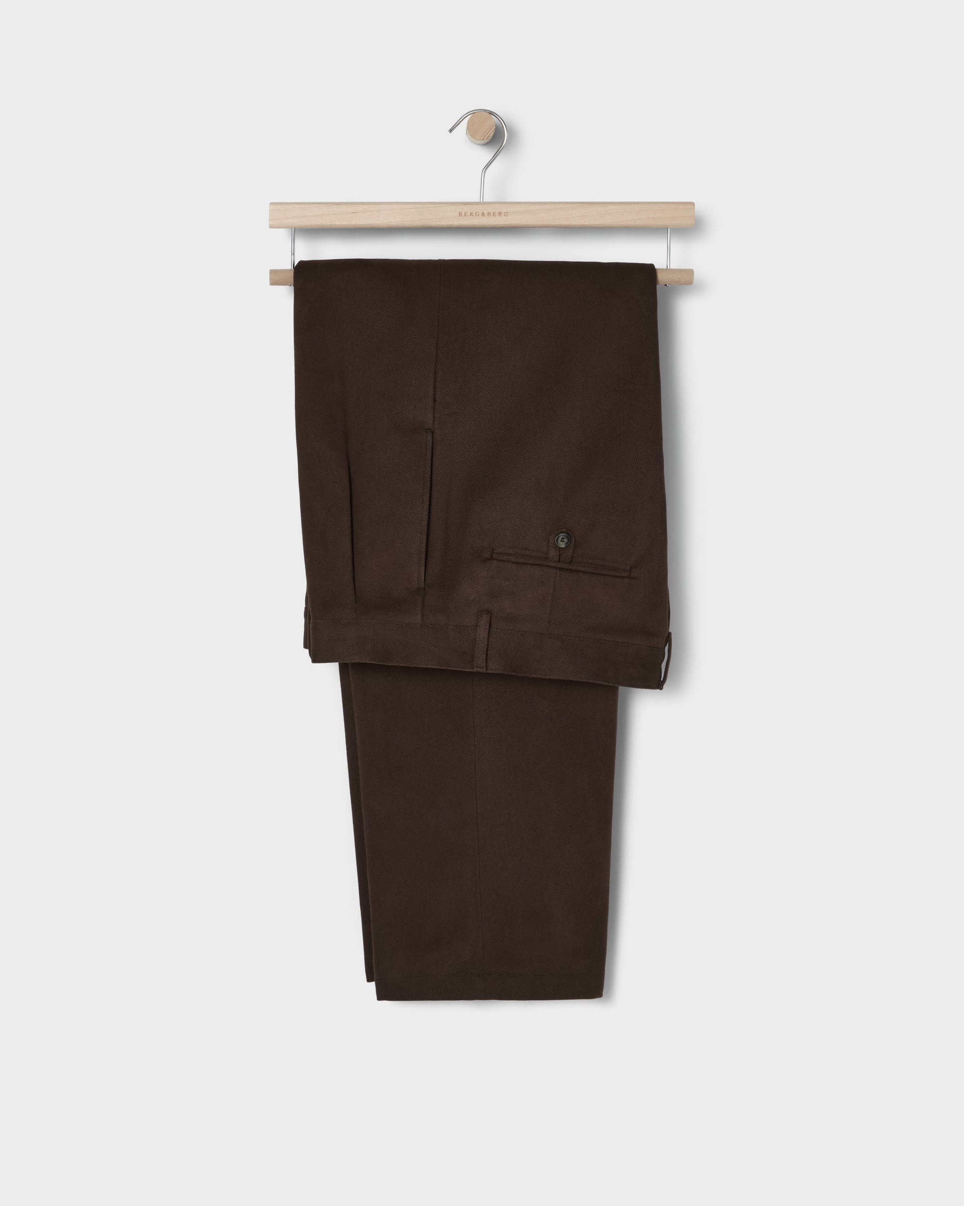 Antonello Cotton Trousers - Cocoa Berg & Berg