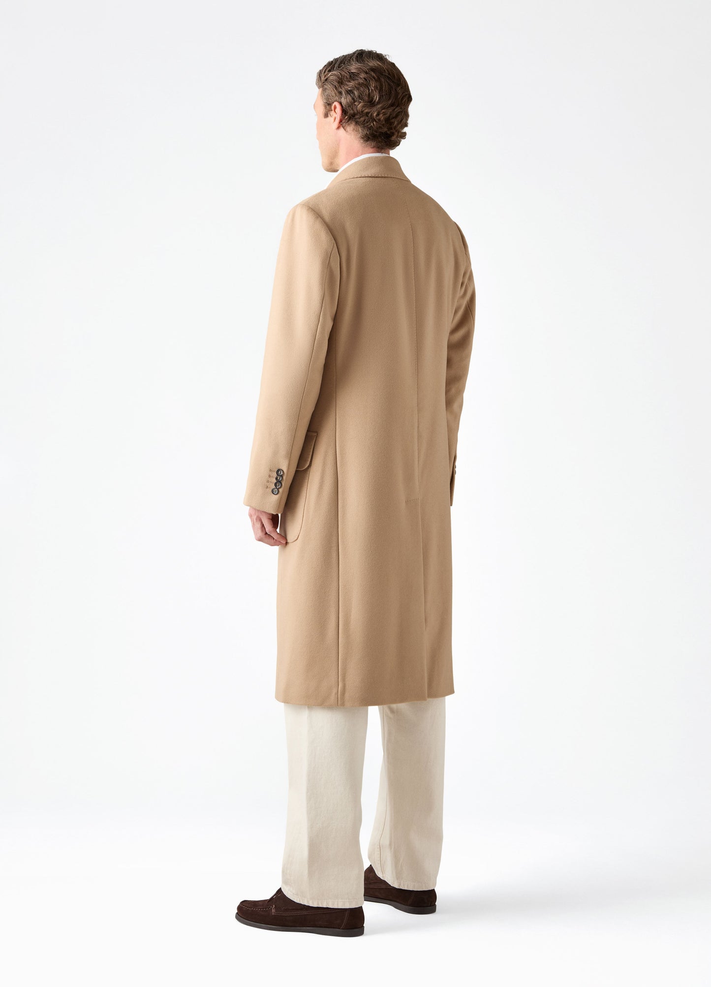 Noah Double Breasted Coat - Camel Berg & Berg