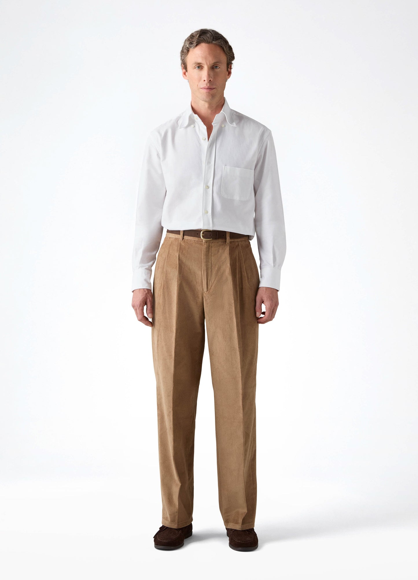 Antonello Corduroy Trousers - Fawn Berg & Berg