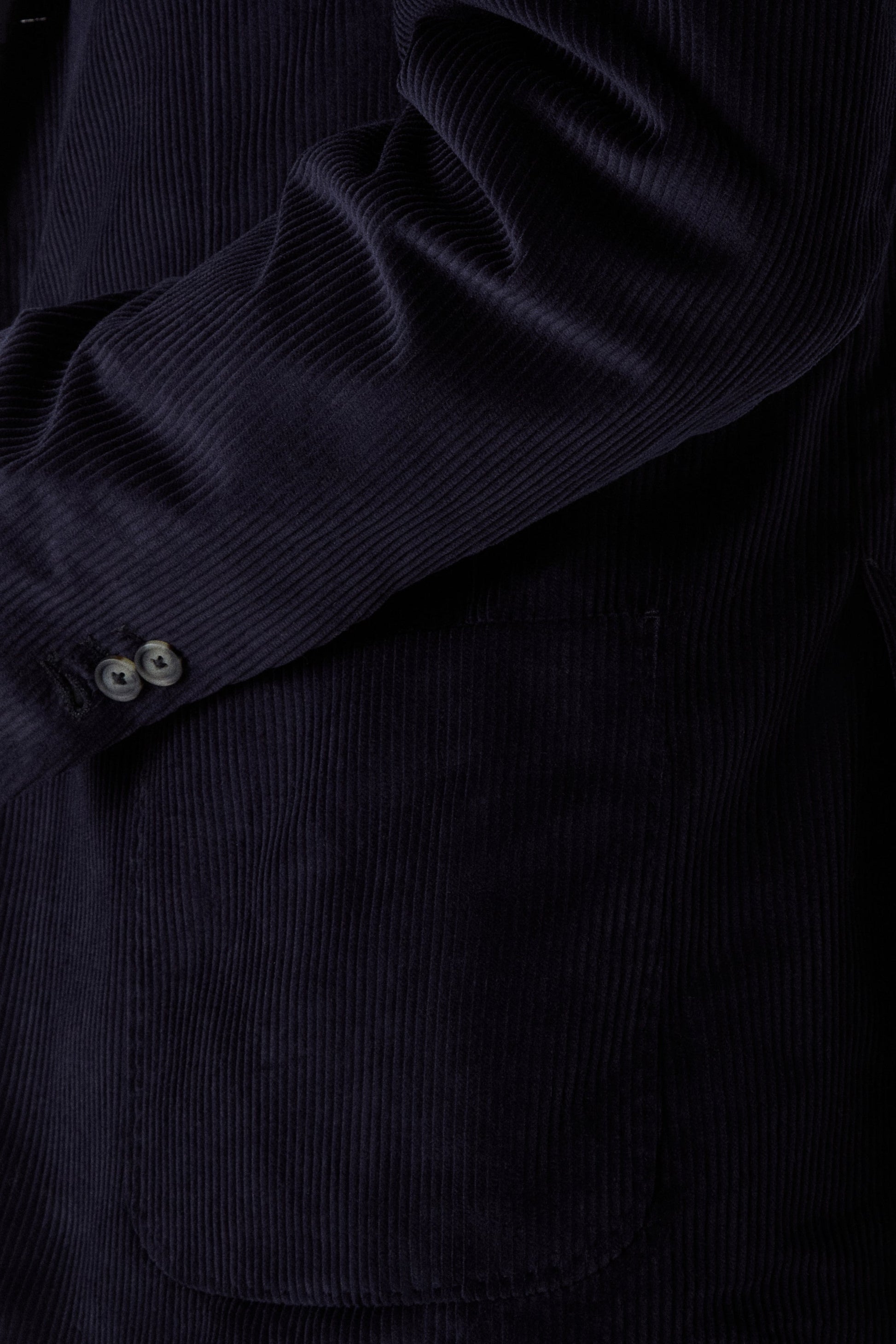 Dante Unlined Corduroy Jacket - Navy Berg & Berg