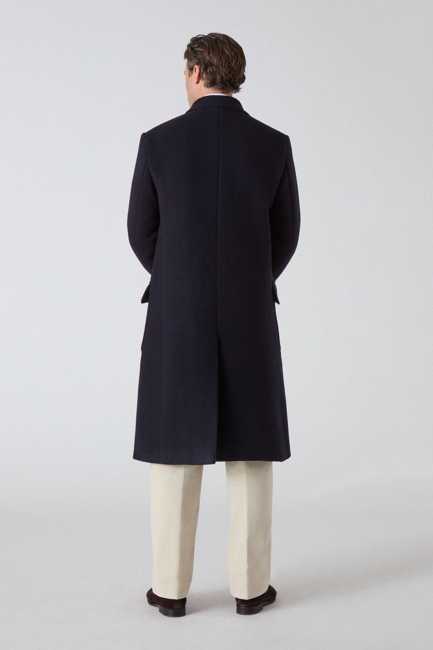 Neo Double Breasted Coat - Navy Berg & Berg