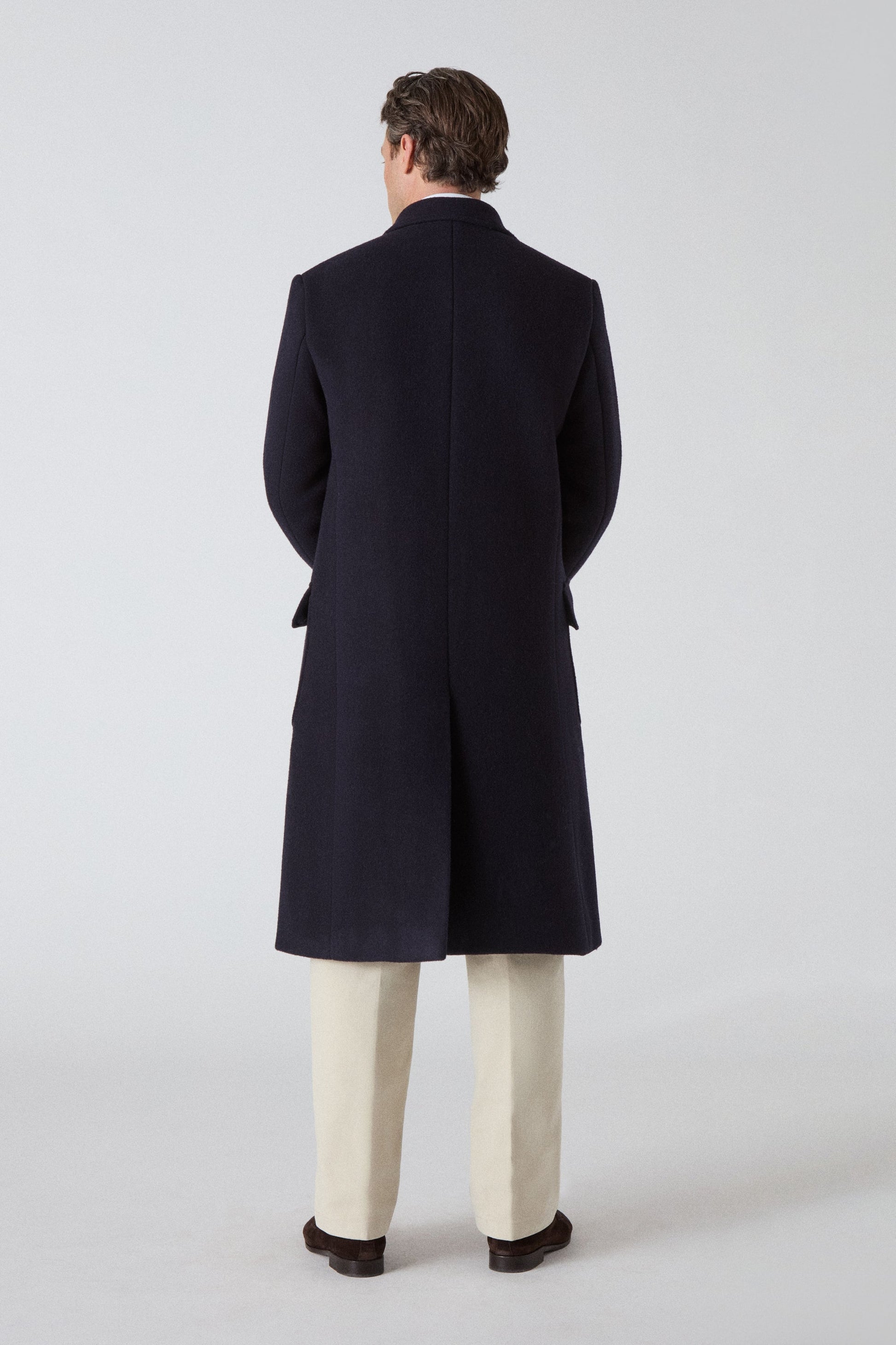 Neo Double Breasted Coat - Navy Berg & Berg