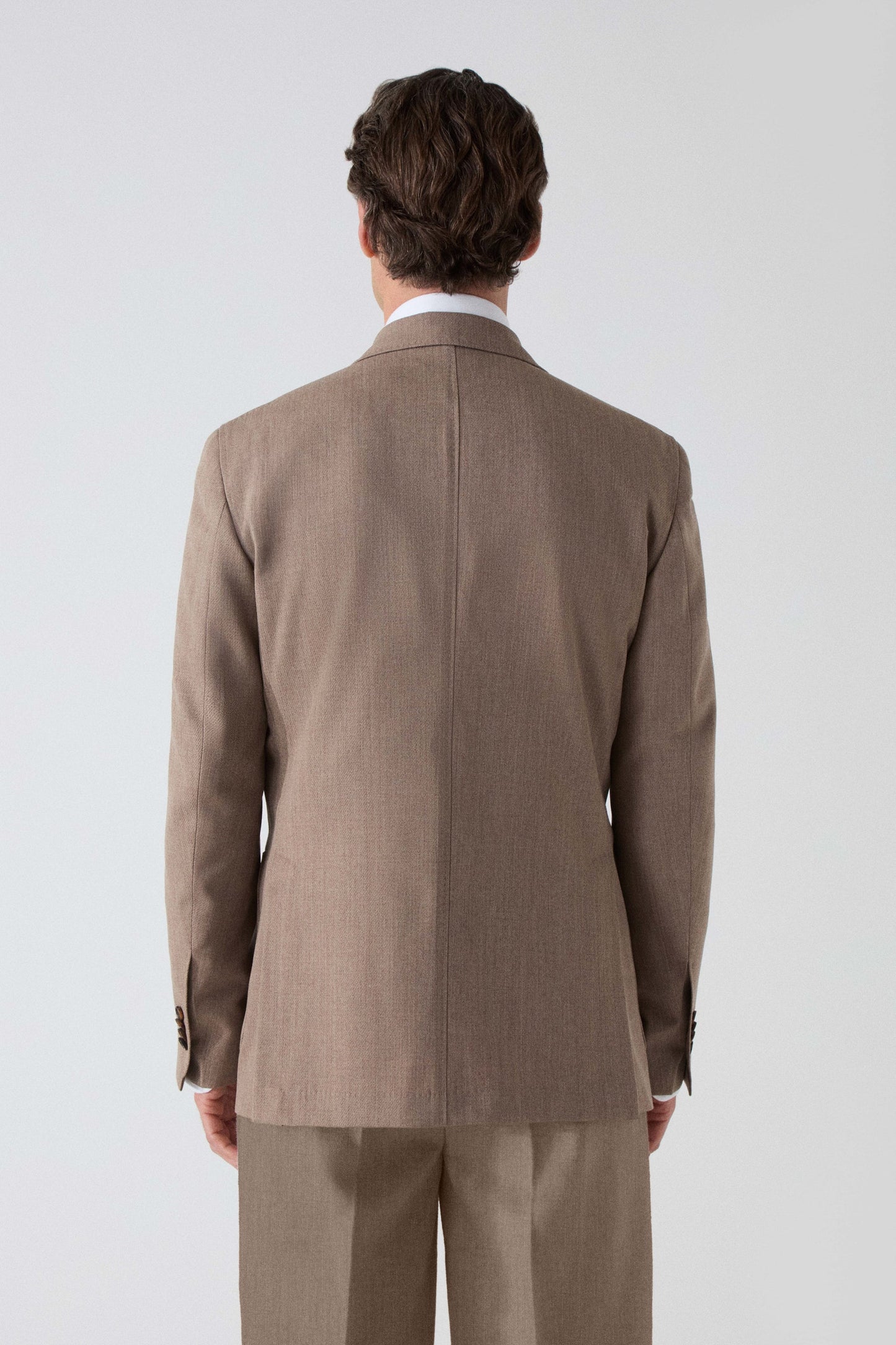 Dag Sport Cavalry Twill Suit Jacket - Brown Berg & Berg