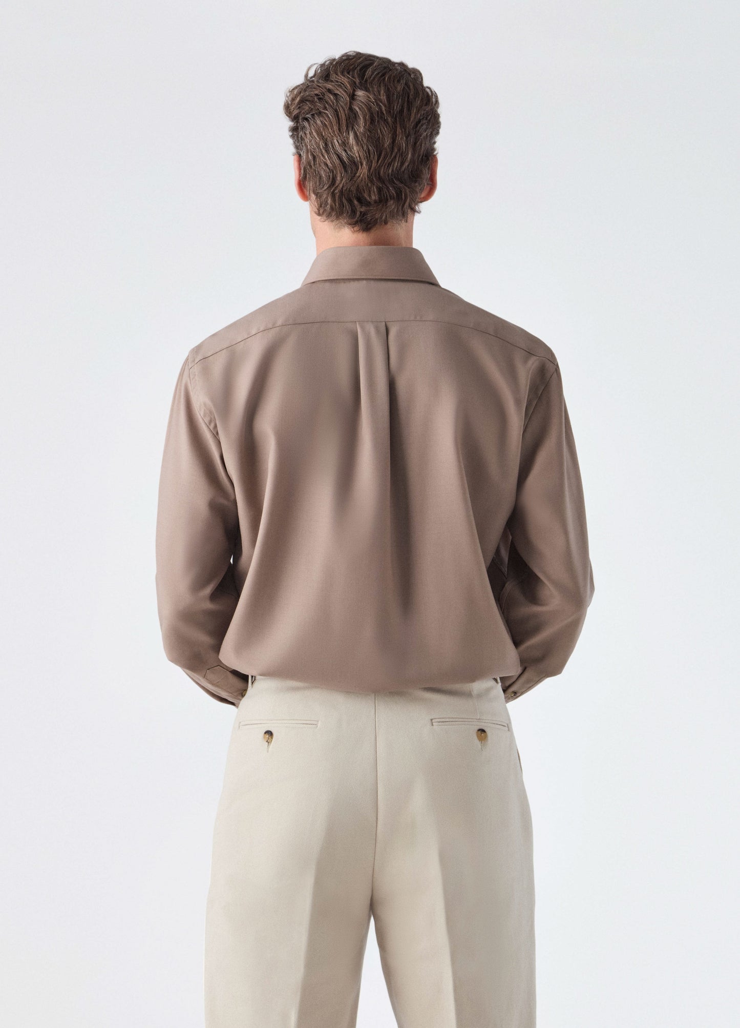 Francois Wool Shirt - Sand Berg & Berg