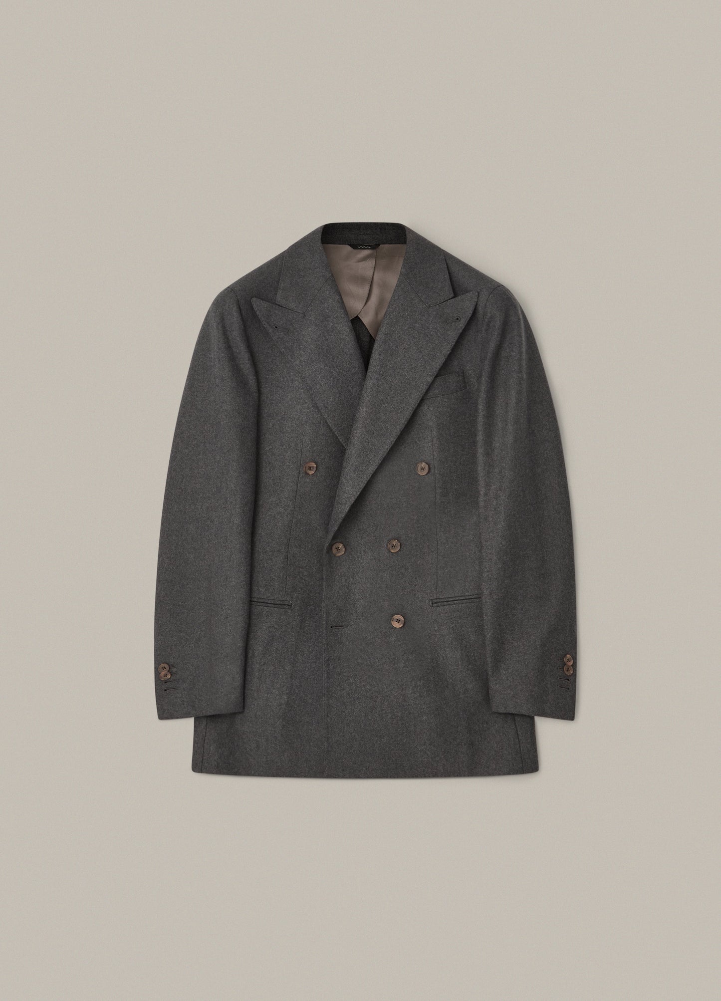 Dylan DB Flannel Blazer - Mid Grey Berg & Berg