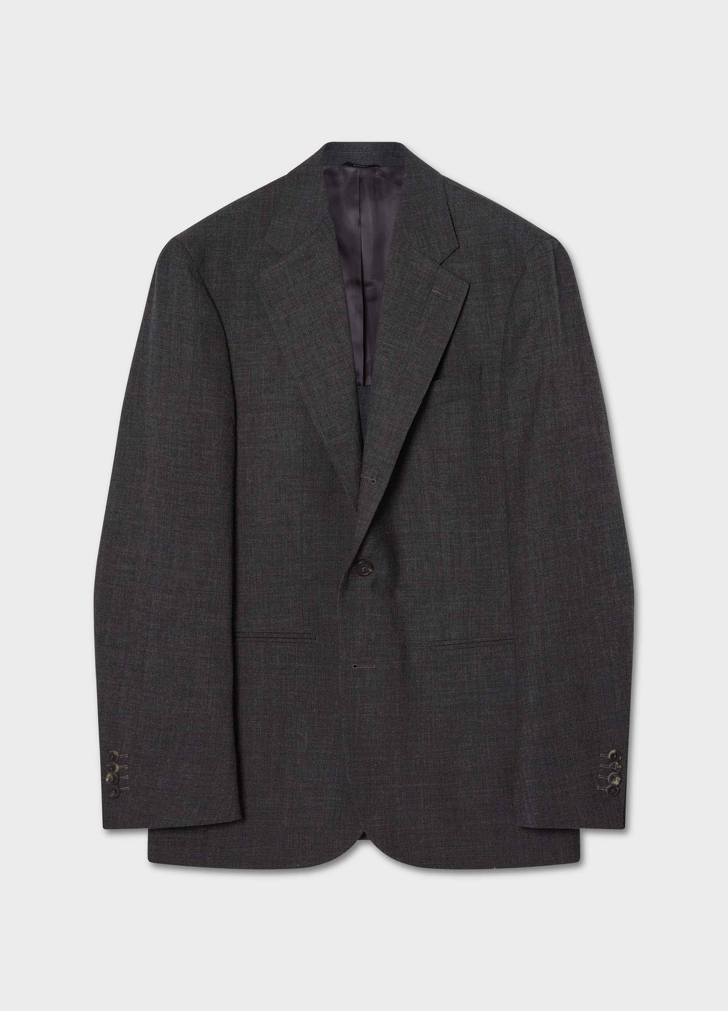 Don High Twist Suit Jacket - Mid Grey | Berg & Berg