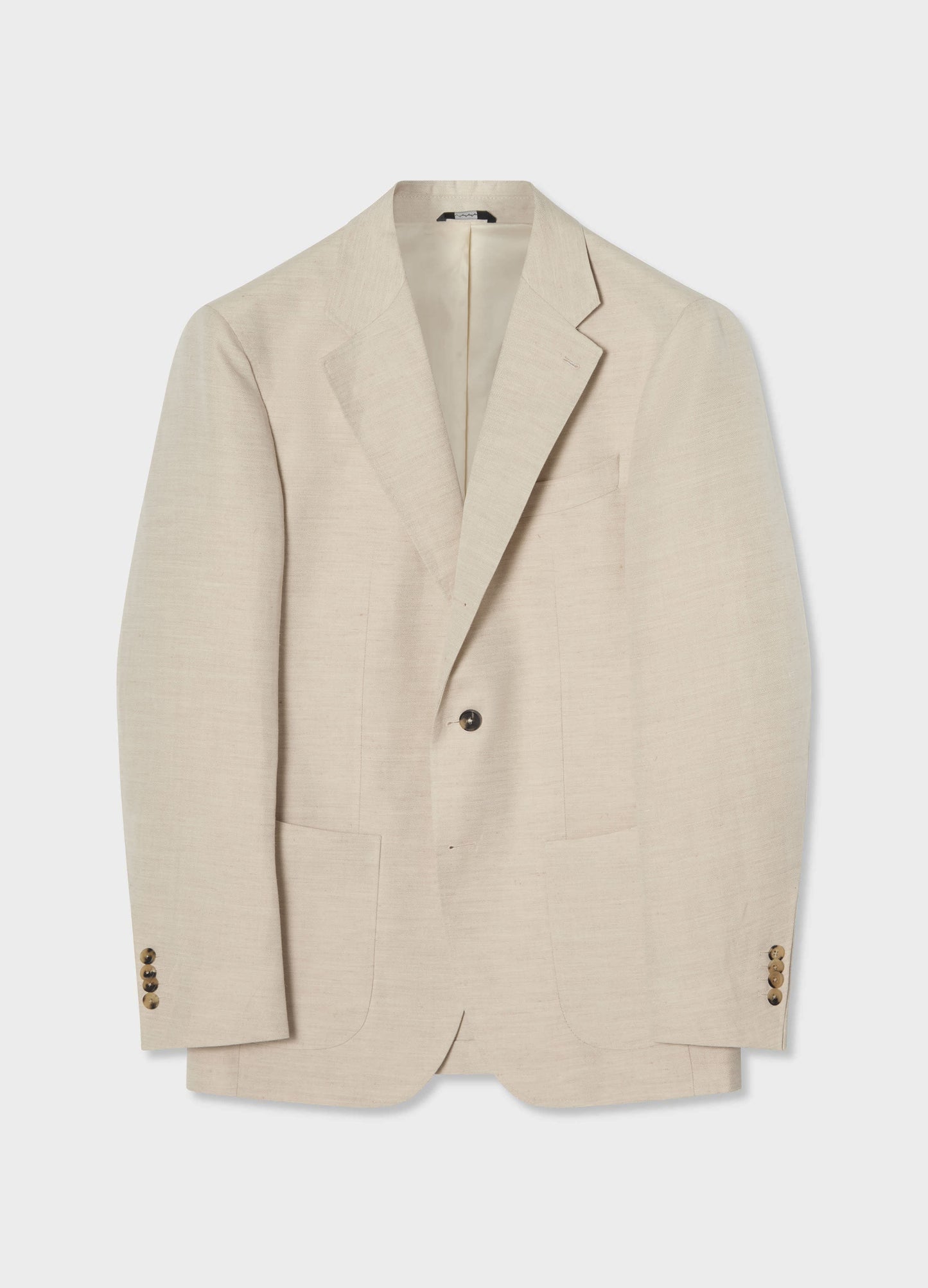 Don Sport Wool/Linen Suit Jacket - Sand | Berg & Berg