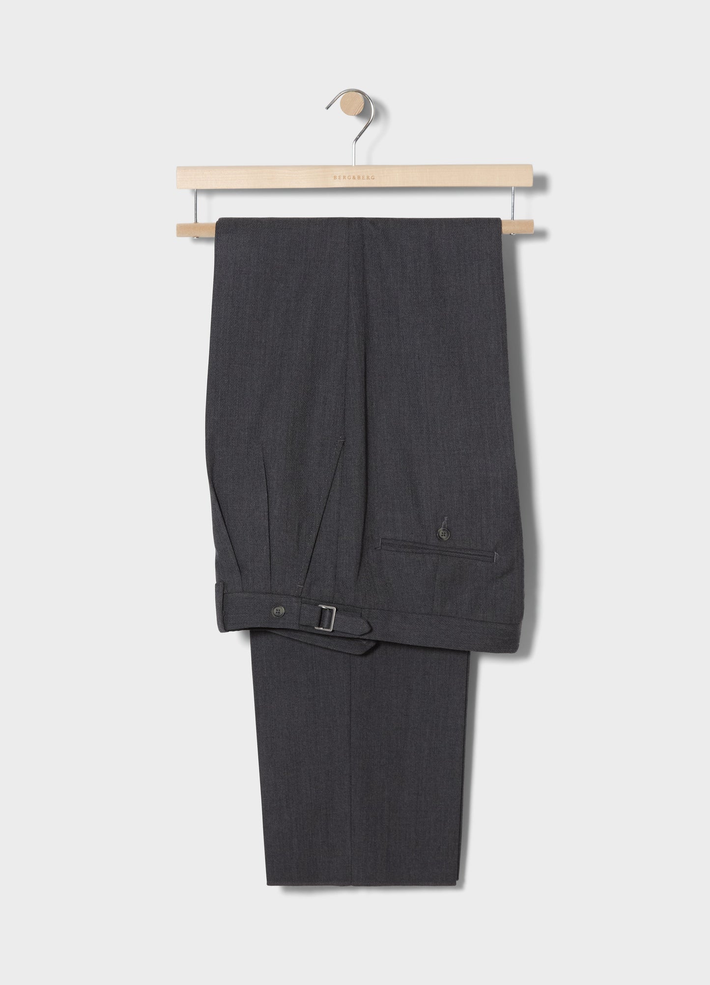 August Cavalry Twill Trousers - Mid Grey Berg & Berg