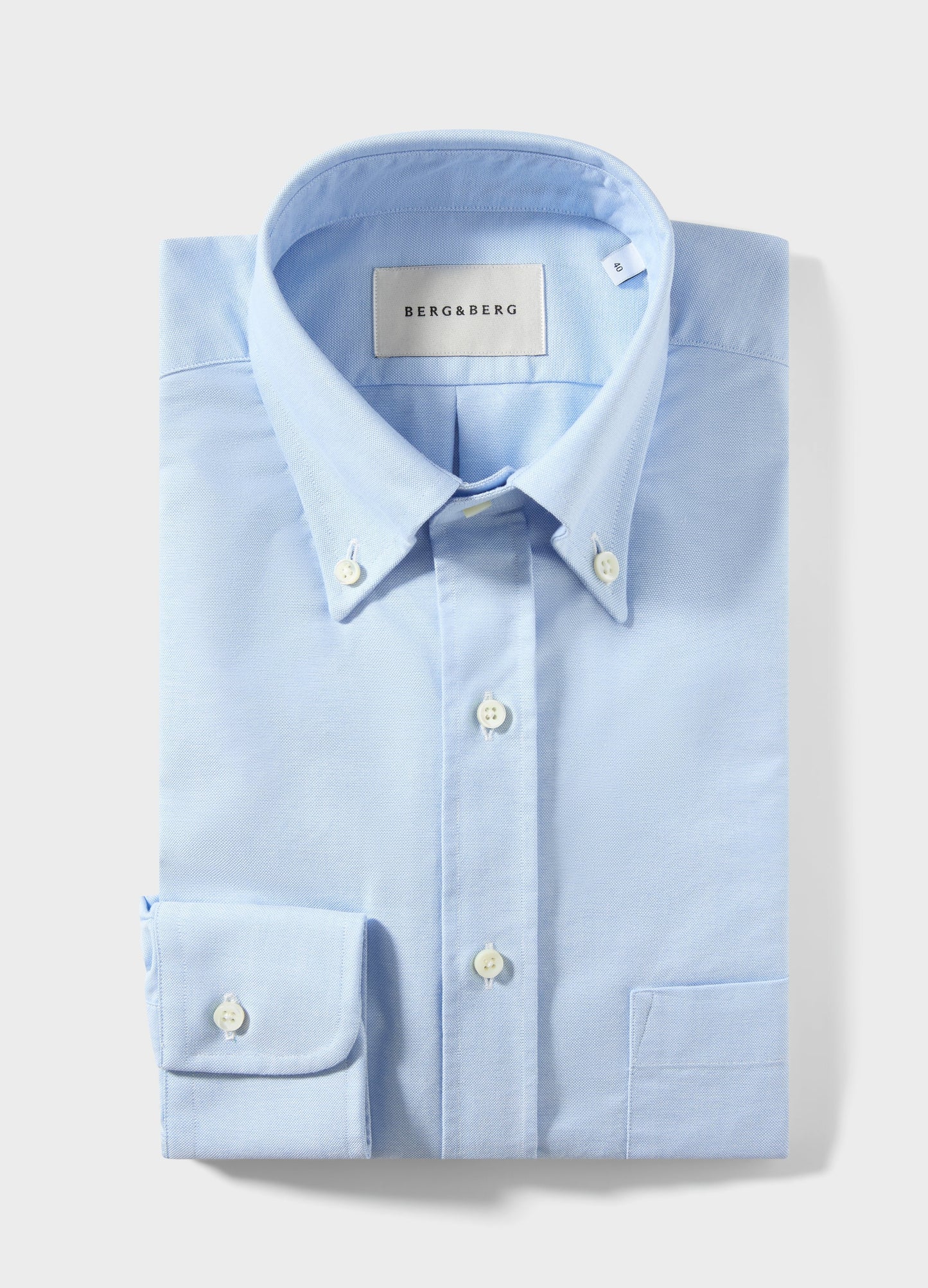 Ferdinand Oxford Button Down Shirt - Light Blue Berg & Berg
