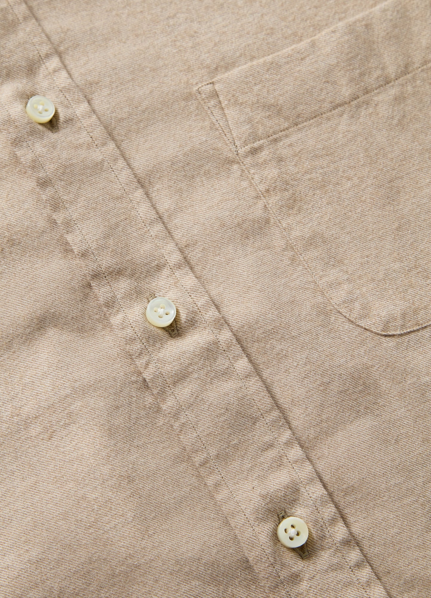 Ferdinand Cotton/Cashmere Button Down Shirt - Camel Berg & Berg