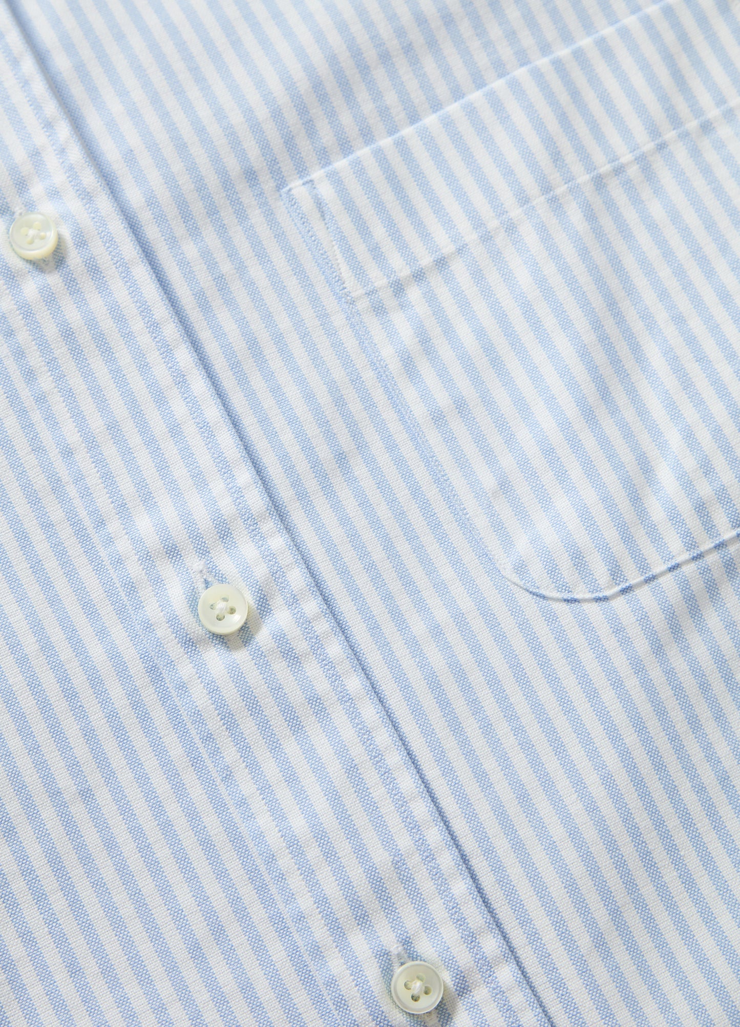 Ferdinand Oxford Button Down Shirt - White/Light Blue | Berg & Berg