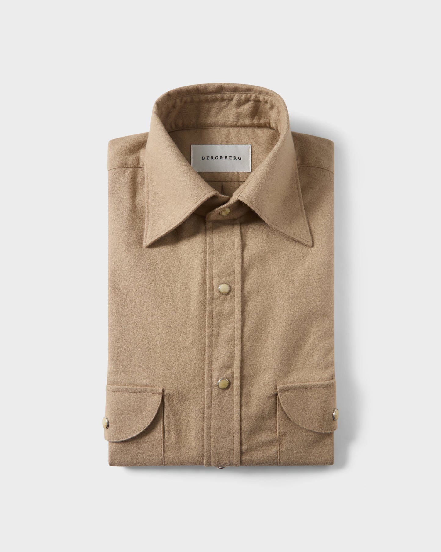 Fernando Western Shirt - Camel Berg & Berg