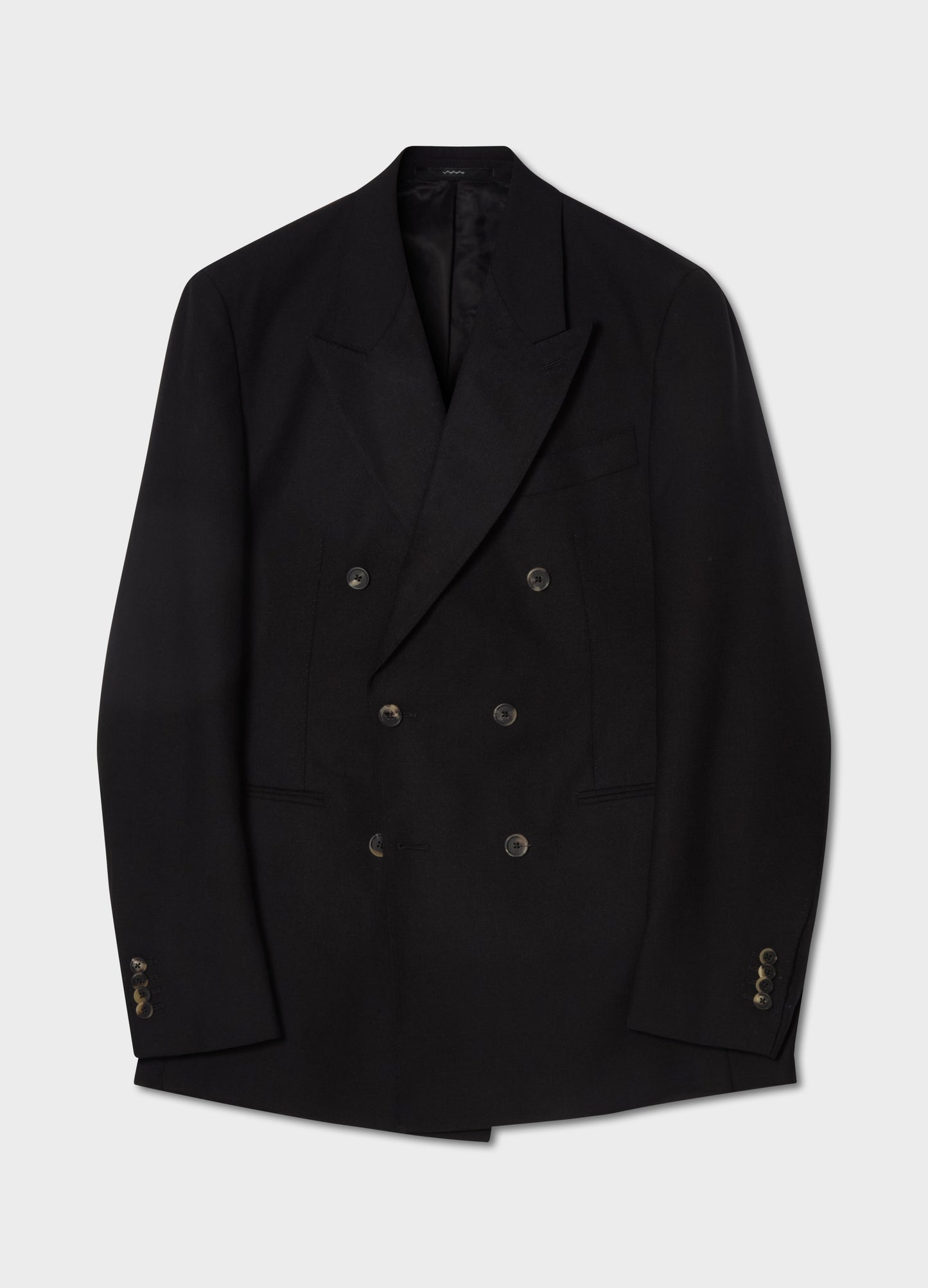 Daniel High Twist DB Suit Jacket - Black Berg & Berg