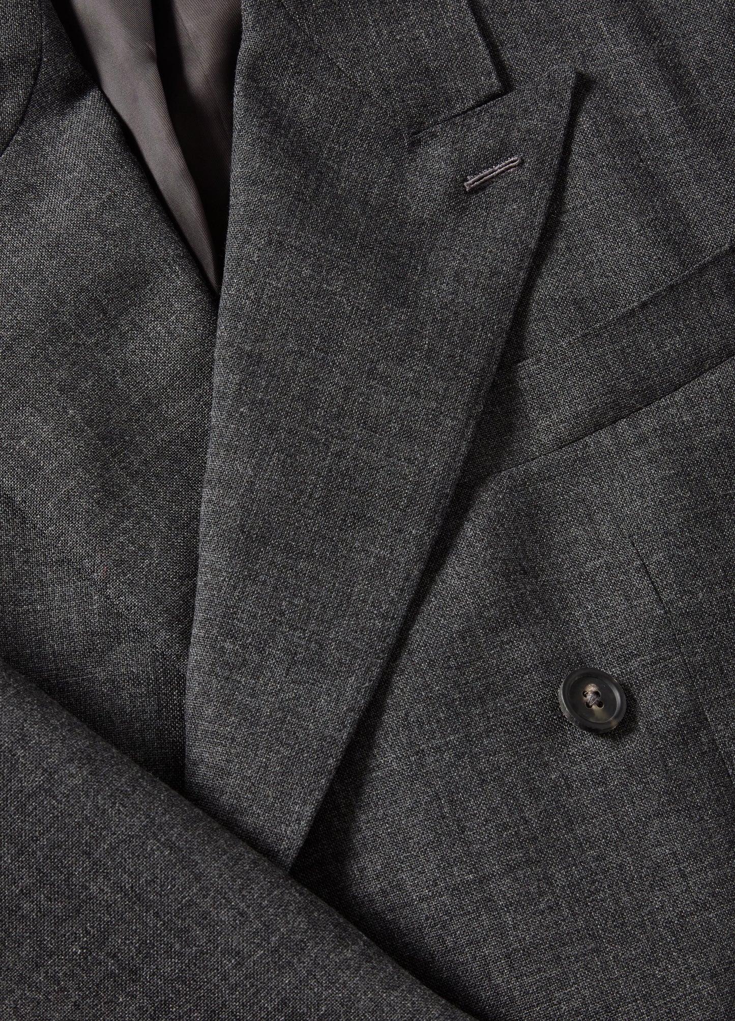 Daniel High Twist DB Suit Jacket - Mid Grey Berg & Berg